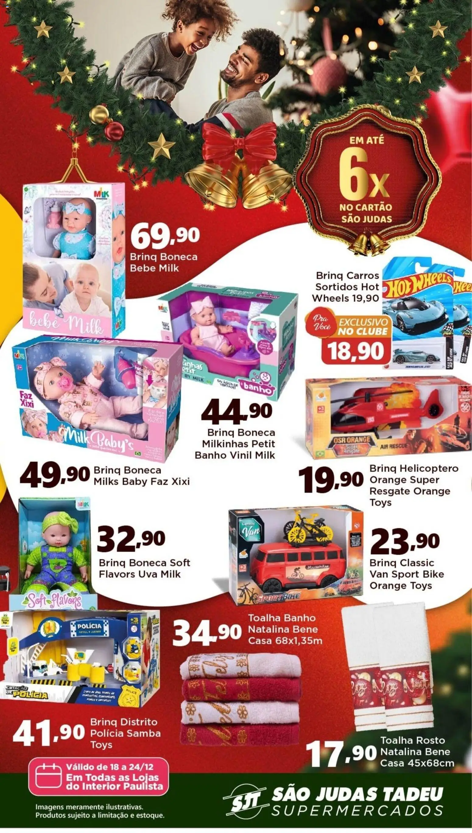 São Judas Tadeu Folheto - válido de 18.12.2025 | Página: 1 | Produtos: Boneca