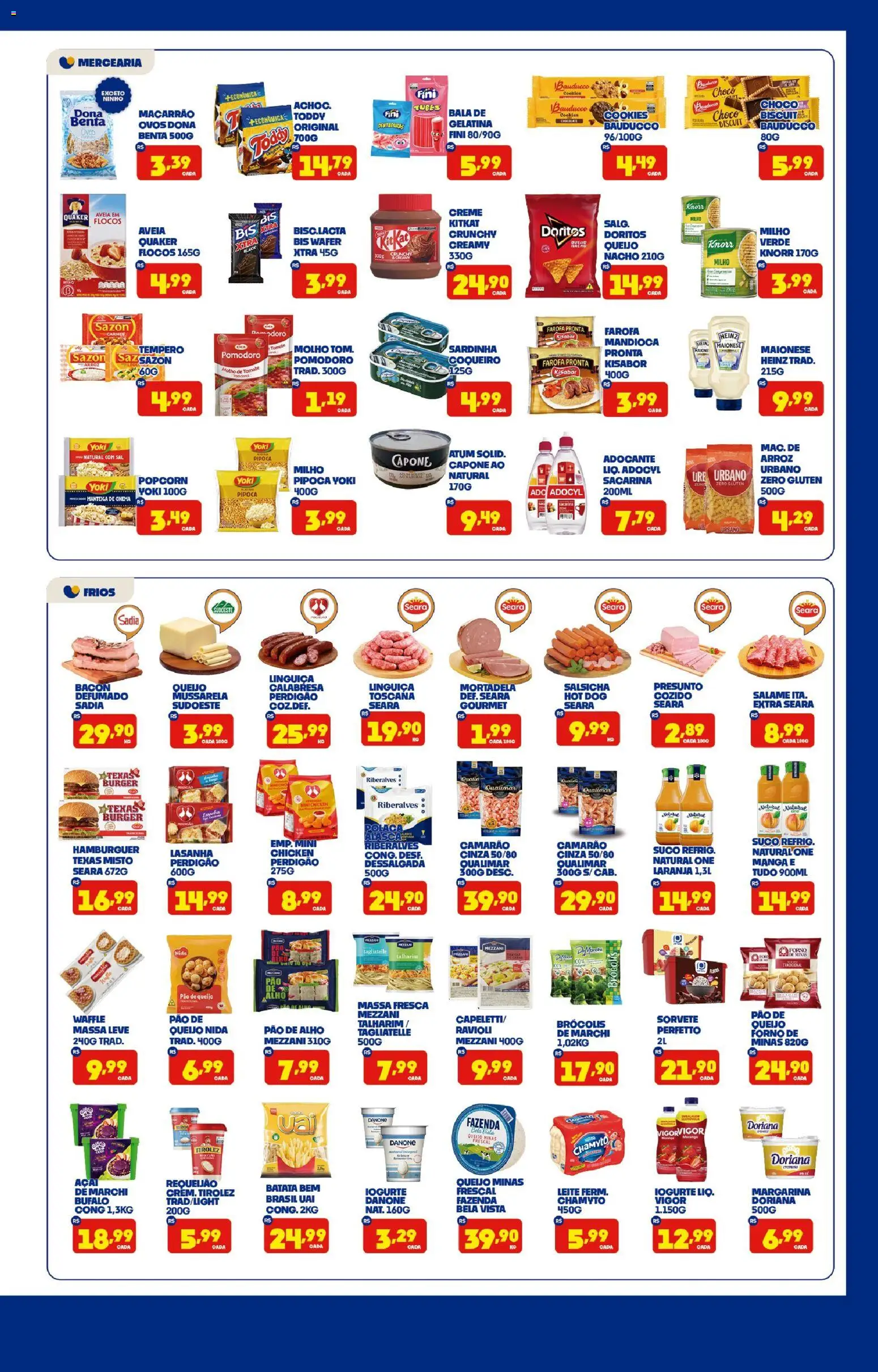 Boa Supermercados Folheto - válido de 09.01.2026 | Página: 3 | Produtos: Mandioca, Molho de tomate, Knorr, Cookies