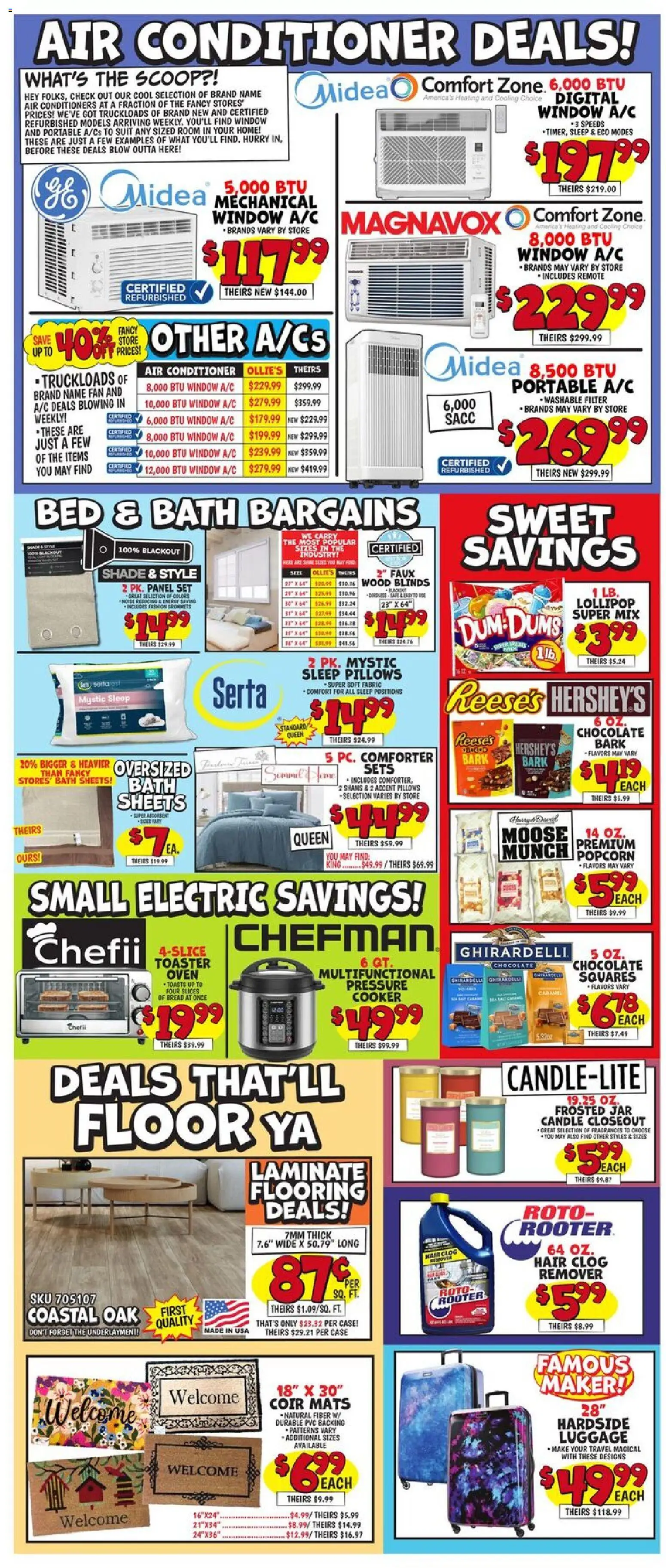 Ollie's Weekly Ad - valid from 22.04.2026 | Page: 2 | Products: Conditioner, Bread, Suit, Case