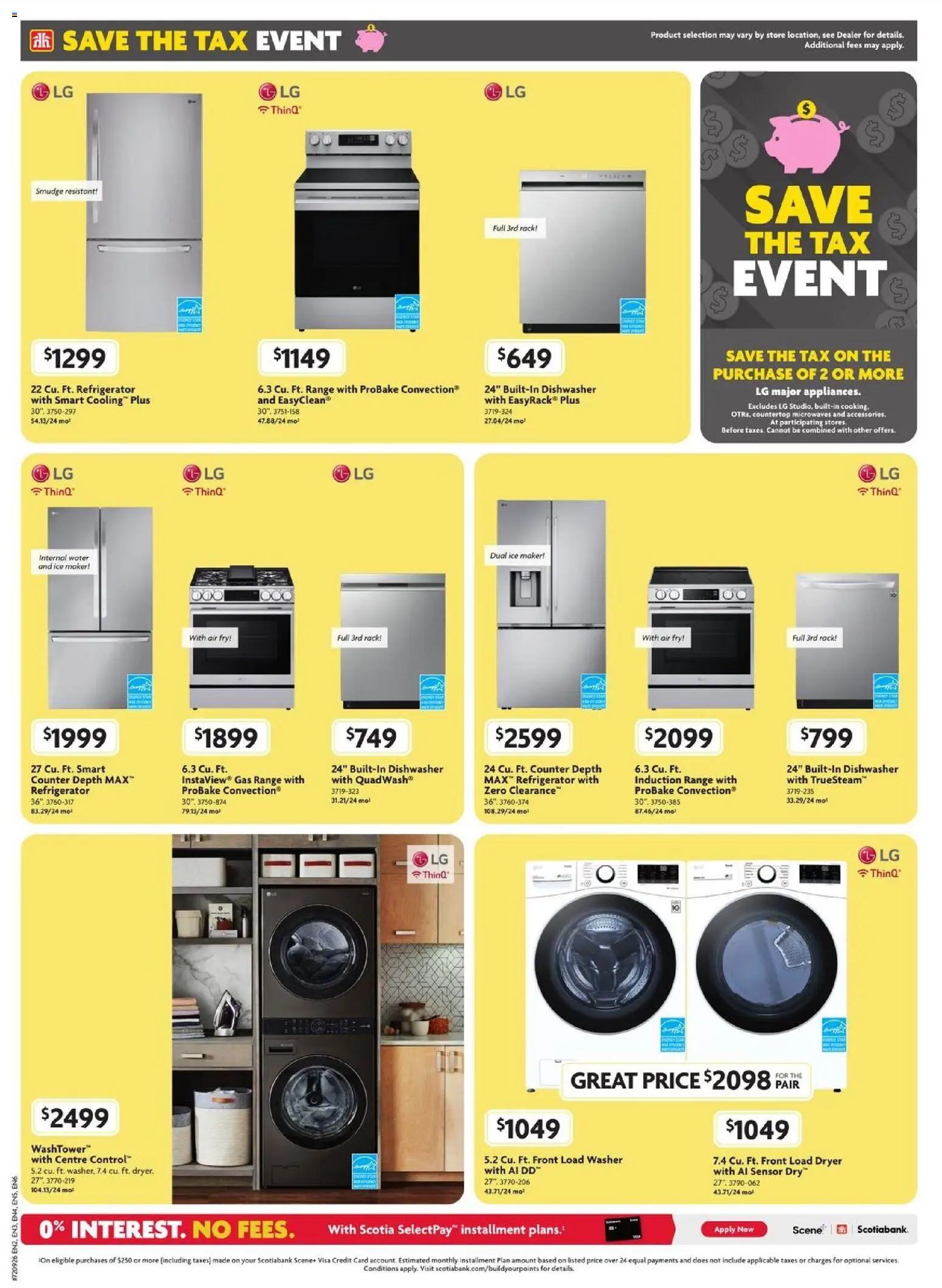 Home Hardware flyer valid from 26.02.2026 | Page: 3 | Products: Refrigerator, Dryer, Dishwasher