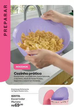 Tupperware - Catálogo Vitrine 10 - Pré-Visualização do folheto da loja Tupperware, válido de 01.10.2025 | Página: 40 | Produtos: Escorredor, Tigela