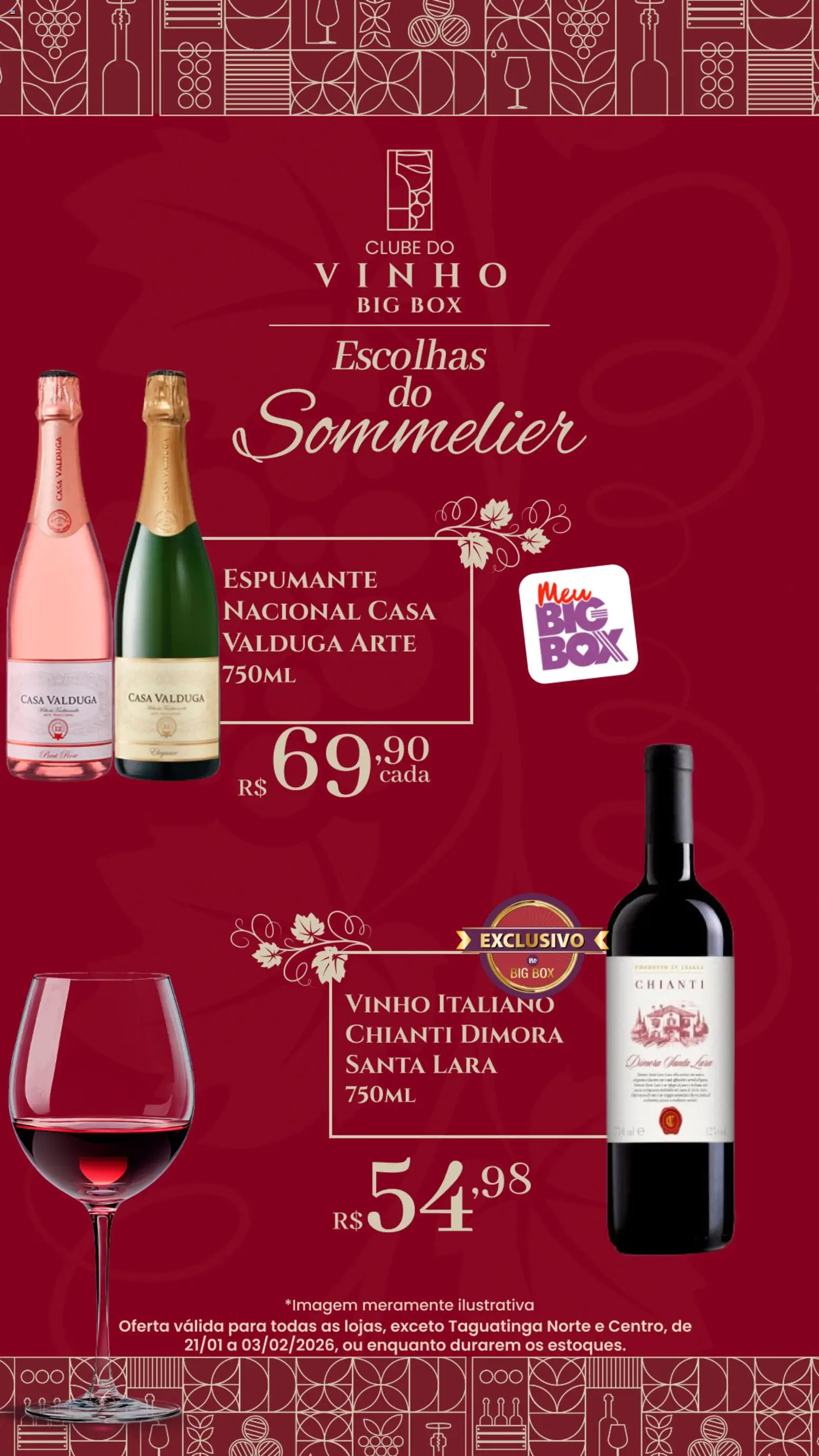 Big Box Folheto - válido de 21.01.2026 | Página: 1 | Produtos: Espumante, Vinho