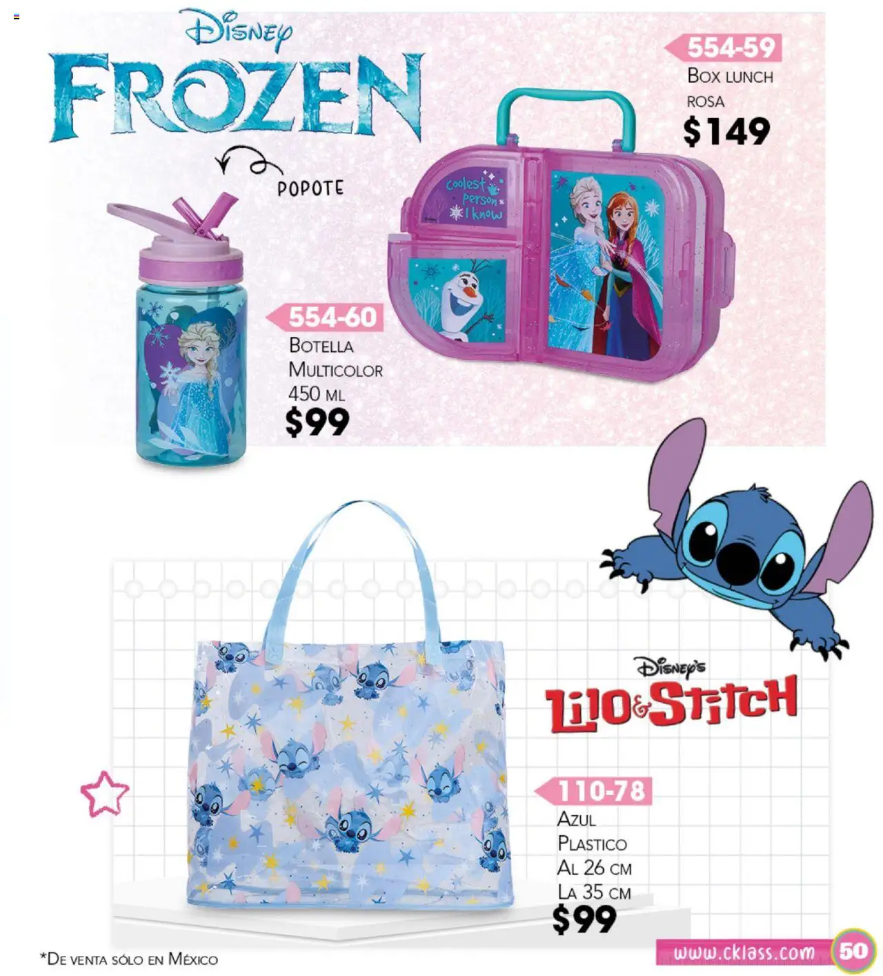 Nuevas ofertas de Cklass válidas en toda la República Mexicana desde el 14.07.2025. ¡Encuentra las mejores ofertas en Cklass catálogo Escolar! | Página: 51 | Productos: Botella