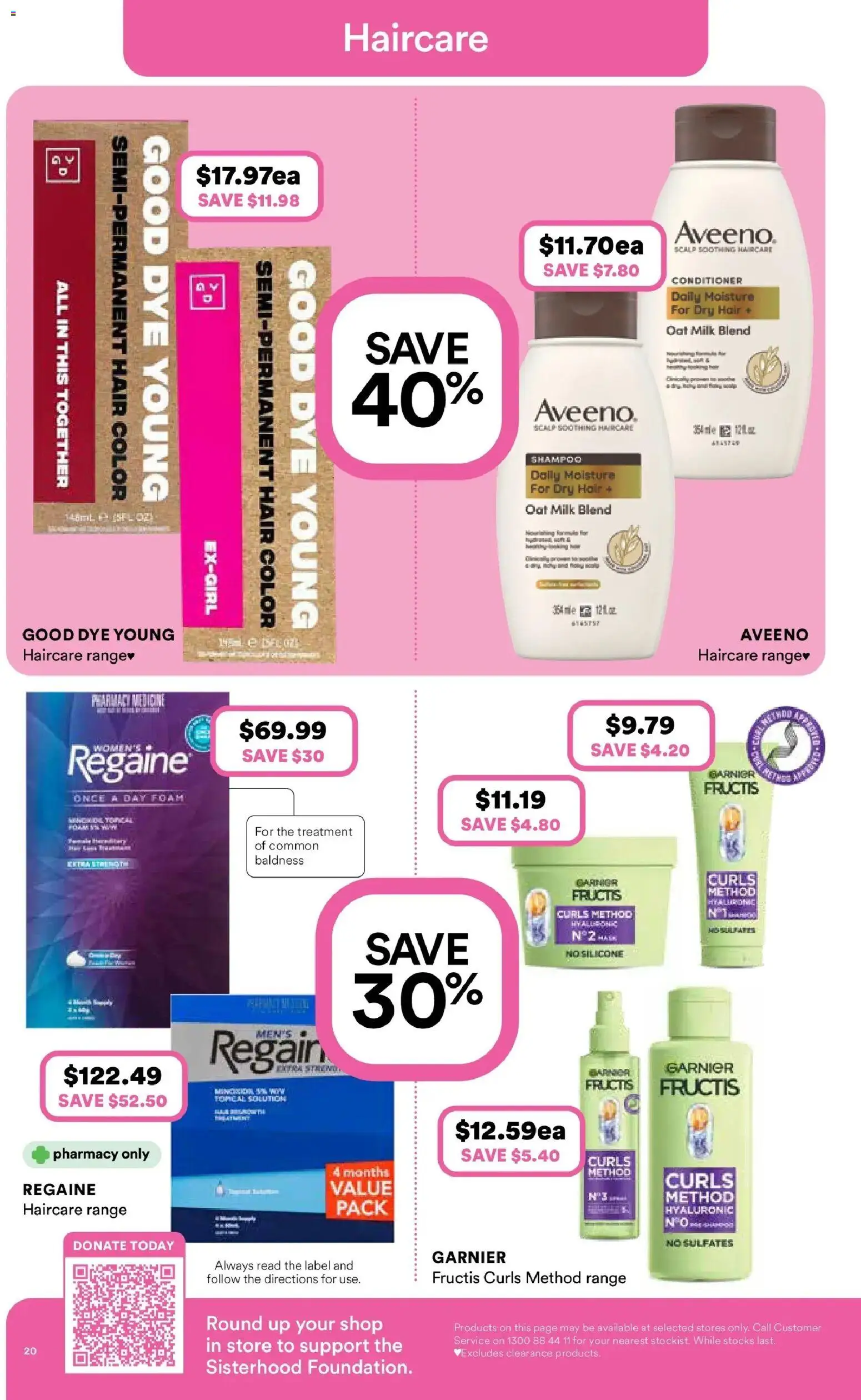 Priceline Pharmacy catalogue - valid from 01.12.2025 | Page: 20 | Products: Milk, Shampoo, Conditioner, Treatment