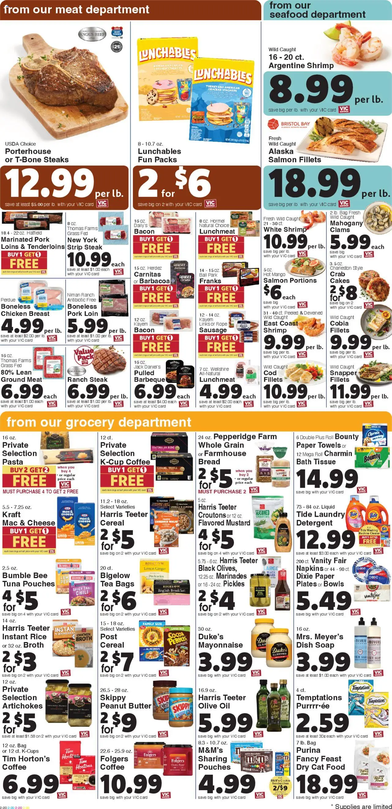 Harris Teeter Weekly Ad - valid from 20.08.2025 | Page: 4 | Products: Oil, Chocolate, Seafood, Mango