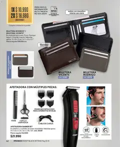 Catálogo CyZone Campaña 7 válido desde el 18.04.2026 | Página: 42 | Productos: Cable, Monedero, Cepillo, Billetera