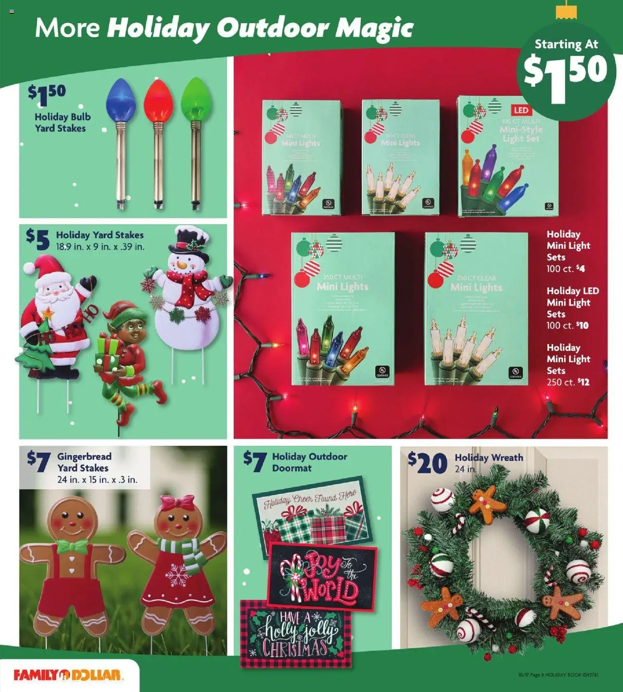 Family Dollar Holiday Book - valid from 17.10.2025 | Page: 12 | Products: Doormat