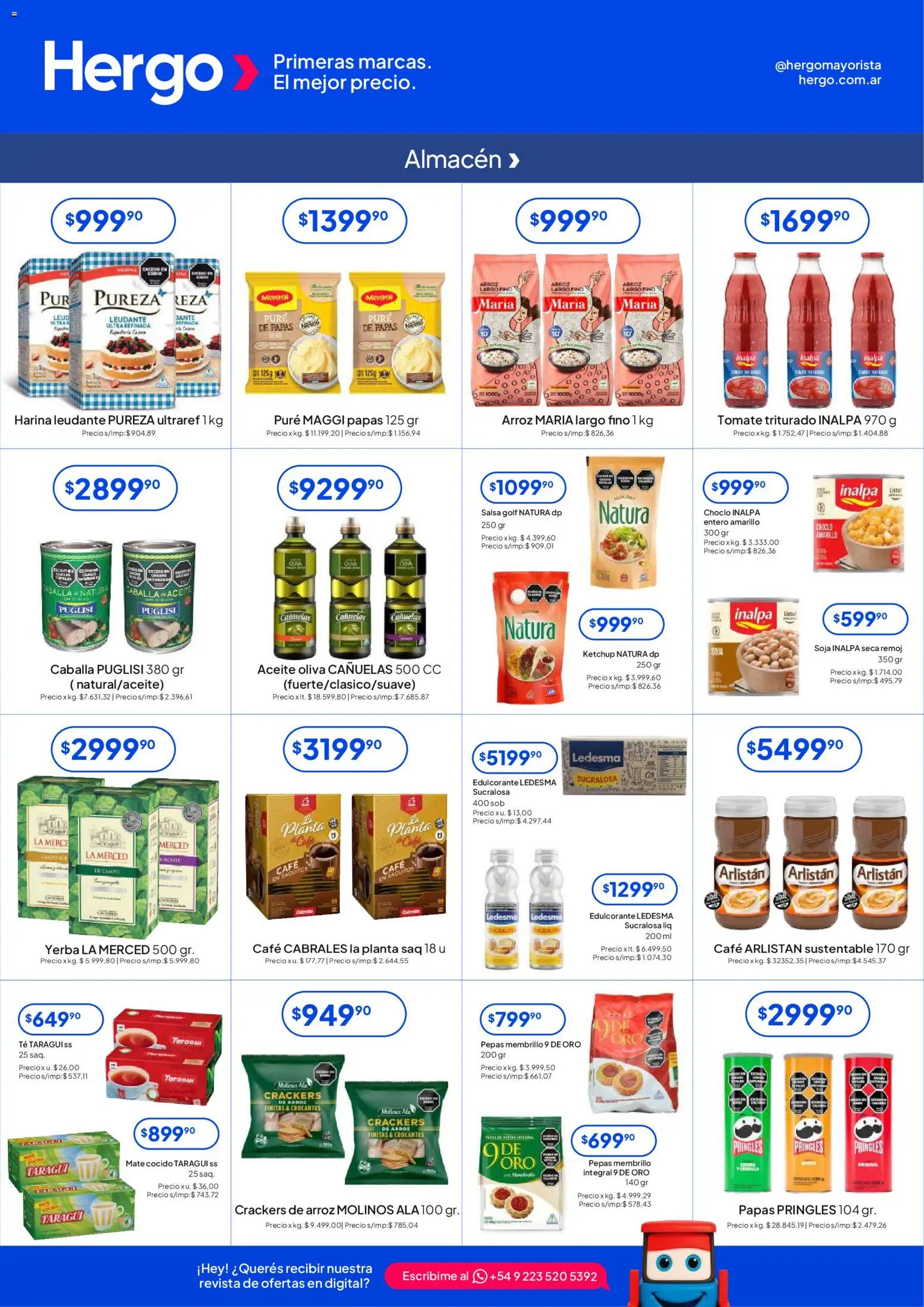 Hergo catálogo │ válido desde el 14.01.2026 | Página: 2 | Productos: Choclo, Yerba, Edulcorante, Planta