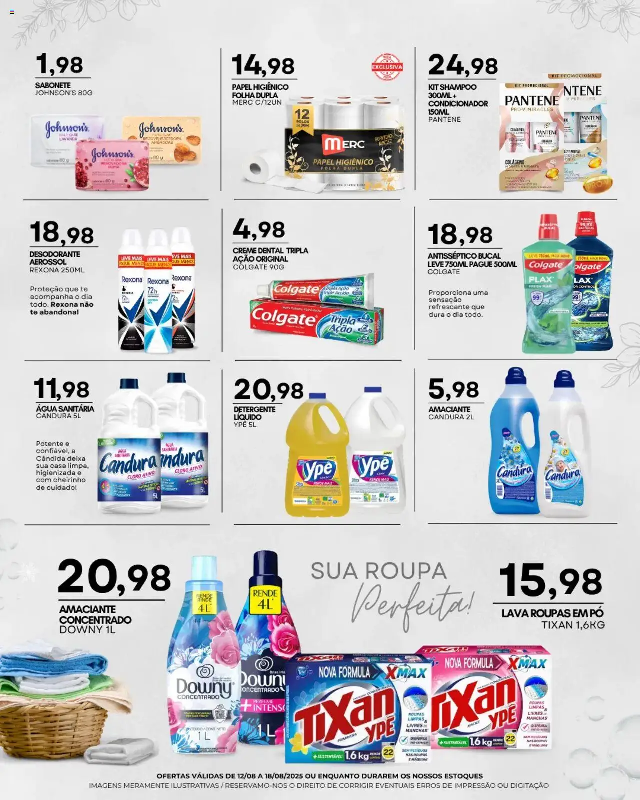 Mercadão Atacadista Folheto - válido de 12.08.2025 | Página: 11 | Produtos: Colágeno, Condicionador, Desodorante, Amêndoas