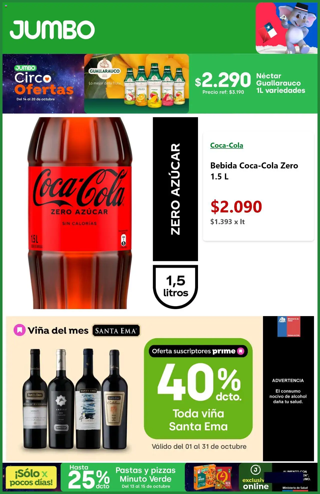 Jumbo ofertas  │ válido desde el 14.10.2025 | Página: 3 | Productos: Mango, Azucar, Pasta