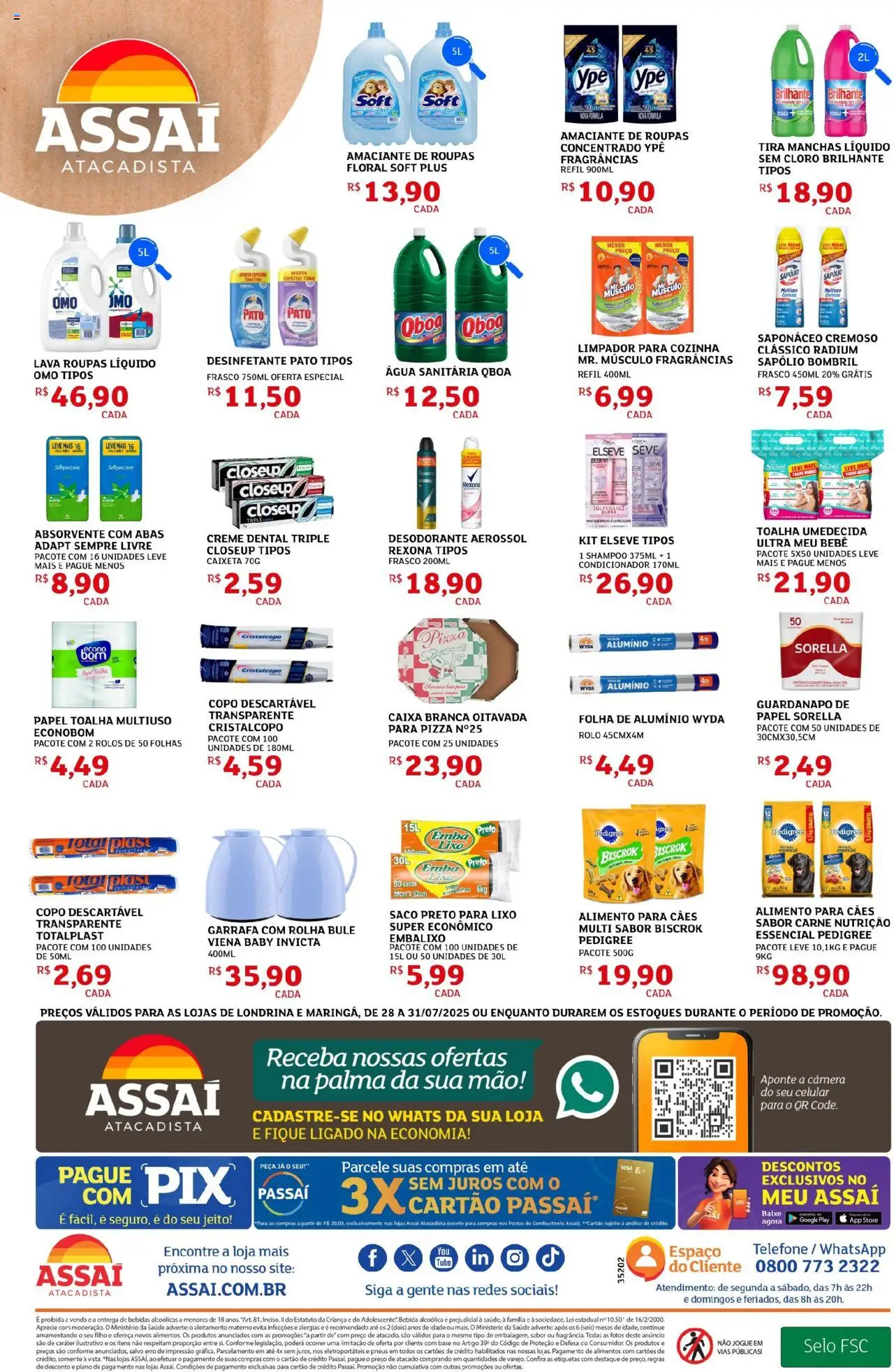 Assaí Atacadista Folheto - válido de 01.08.2025 | Página: 4