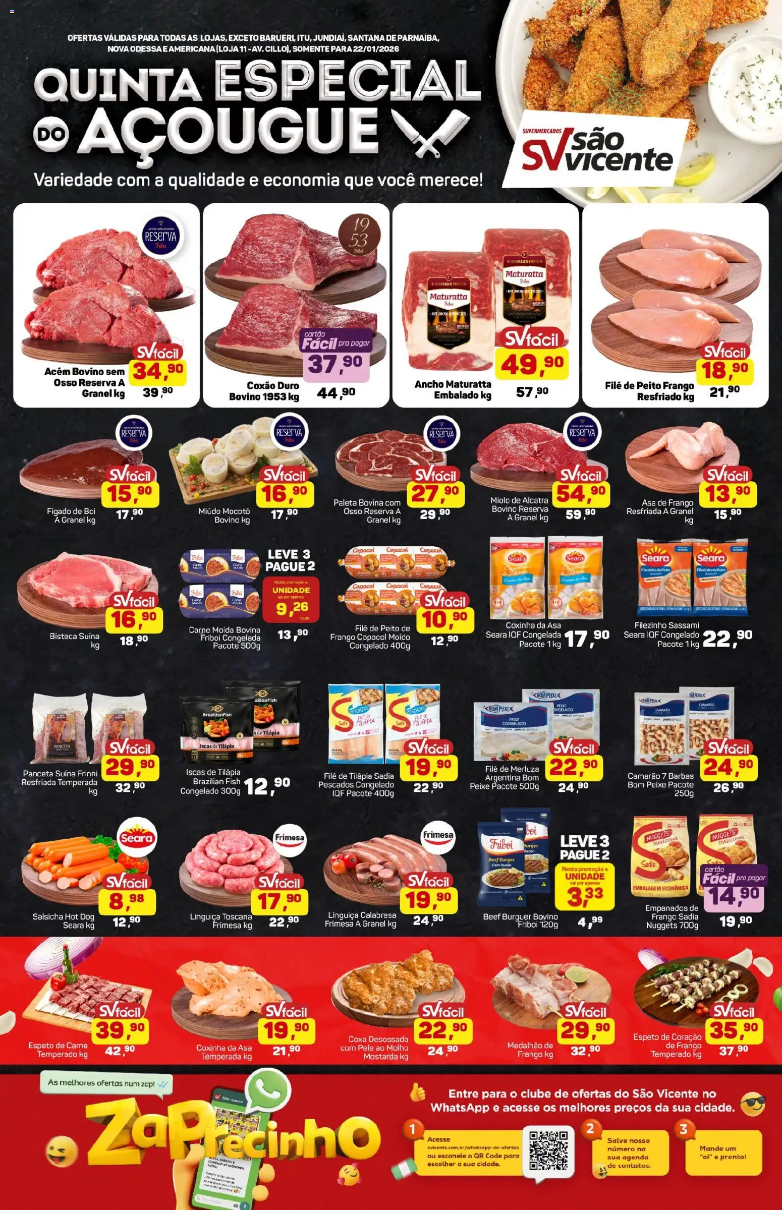 Supermercados São Vicente Folheto - válido de 22.01.2026 | Página: 1