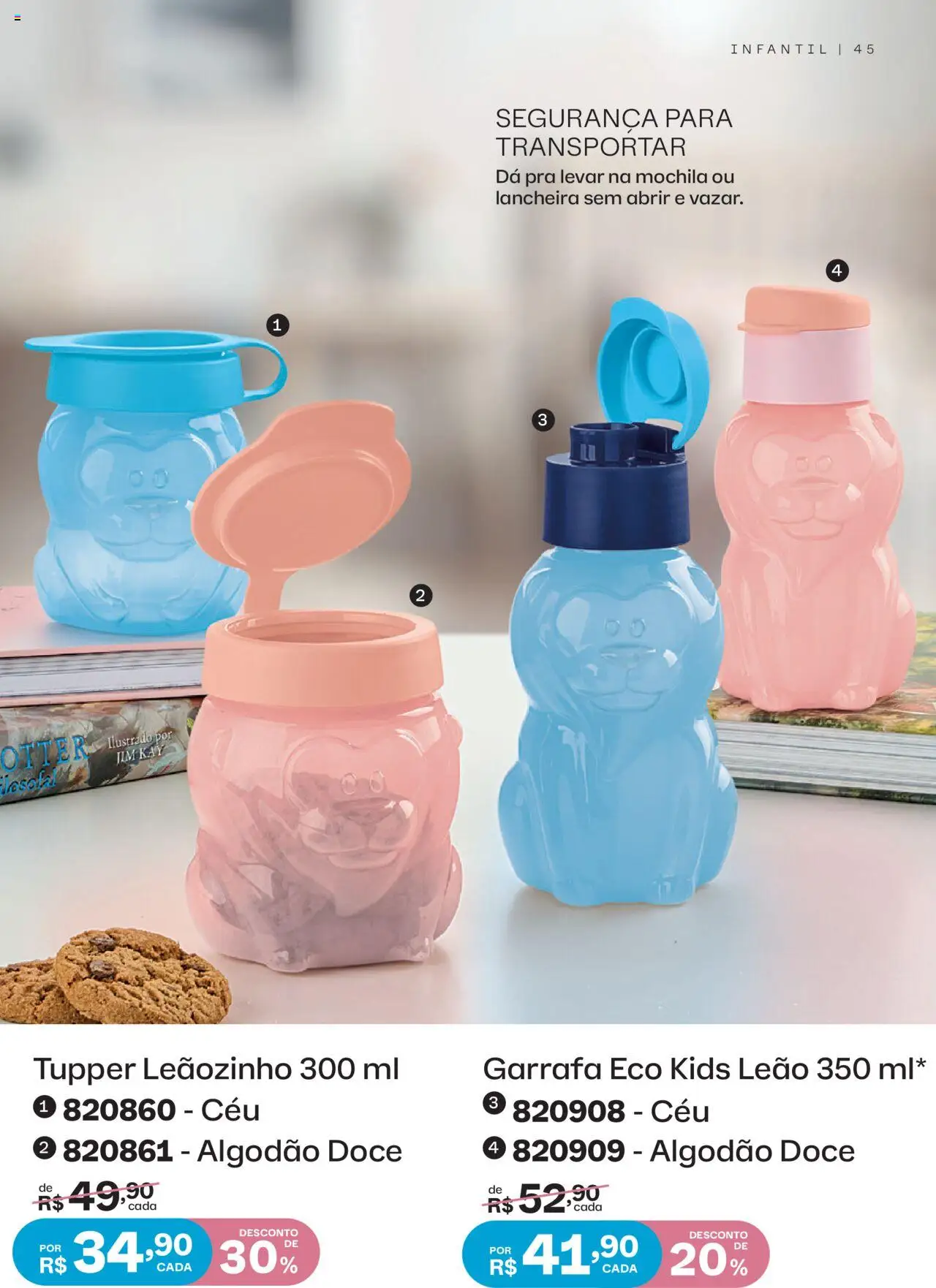 Tupperware Folheto - válido de 01.11.2025 | Página: 45 | Produtos: Lancheira, Algodão, Mochila
