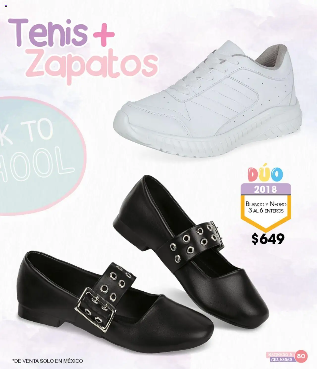 Nuevas ofertas de Cklass válidas en toda la República Mexicana desde el 08.09.2025. ¡Encuentra las mejores ofertas en Cklass - Catálogo Regreso a Clases! | Página: 81 | Productos: Tenis, Zapatos