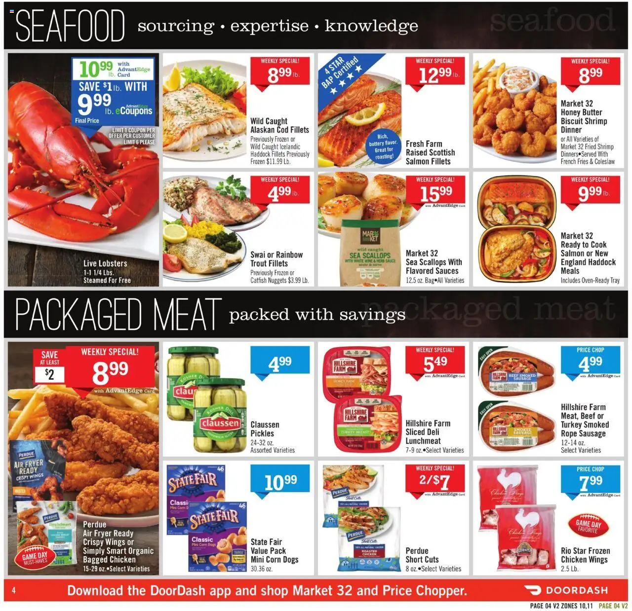 Price Chopper Weekly Ad - valid from 28.09.2025 | Page: 4 | Products: Fryer, Corn, Wine, Dill