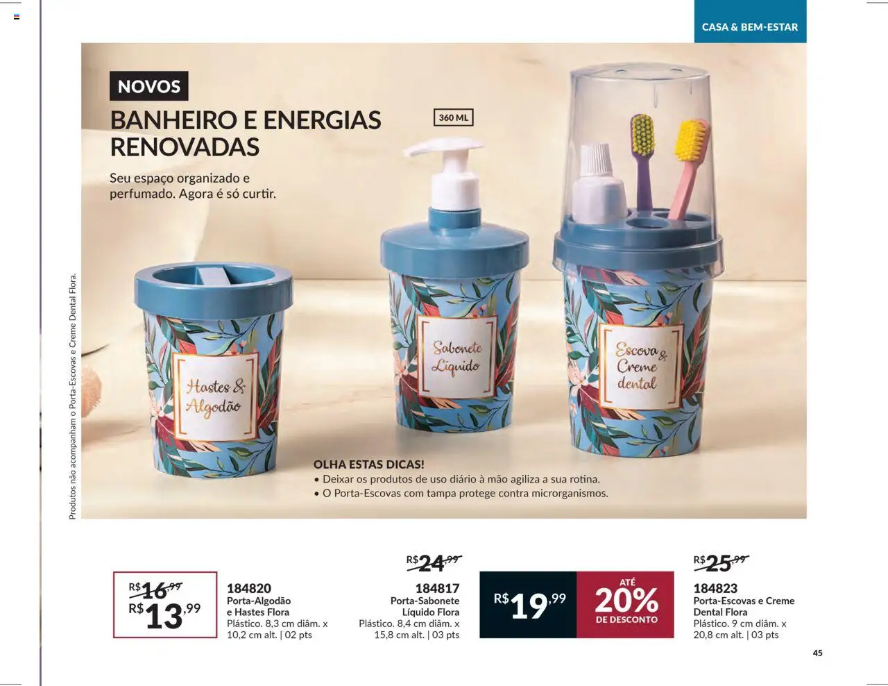 Avon Folheto - válido de 16.06.2025 | Página: 45 | Produtos: Escova, Creme, Sabonete, Creme dental