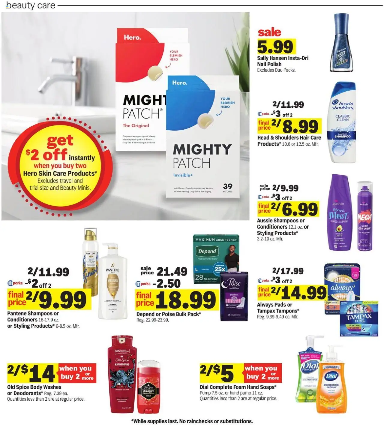 Meijer Weekly Ad - valid from 10.08.2025 | Page: 30 | Products: Pump, Shampoo, Pads, Underwear