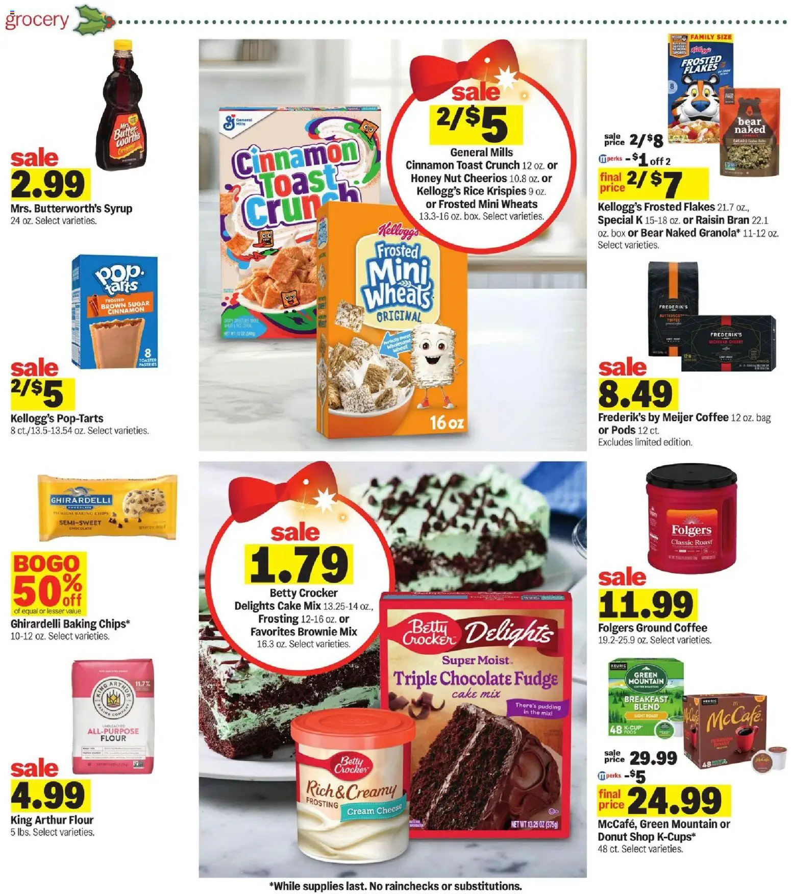 Meijer Weekly Ad - MI - valid from 17.12.2025 | Page: 13 | Products: Box, Cheese, Coffee, Cream