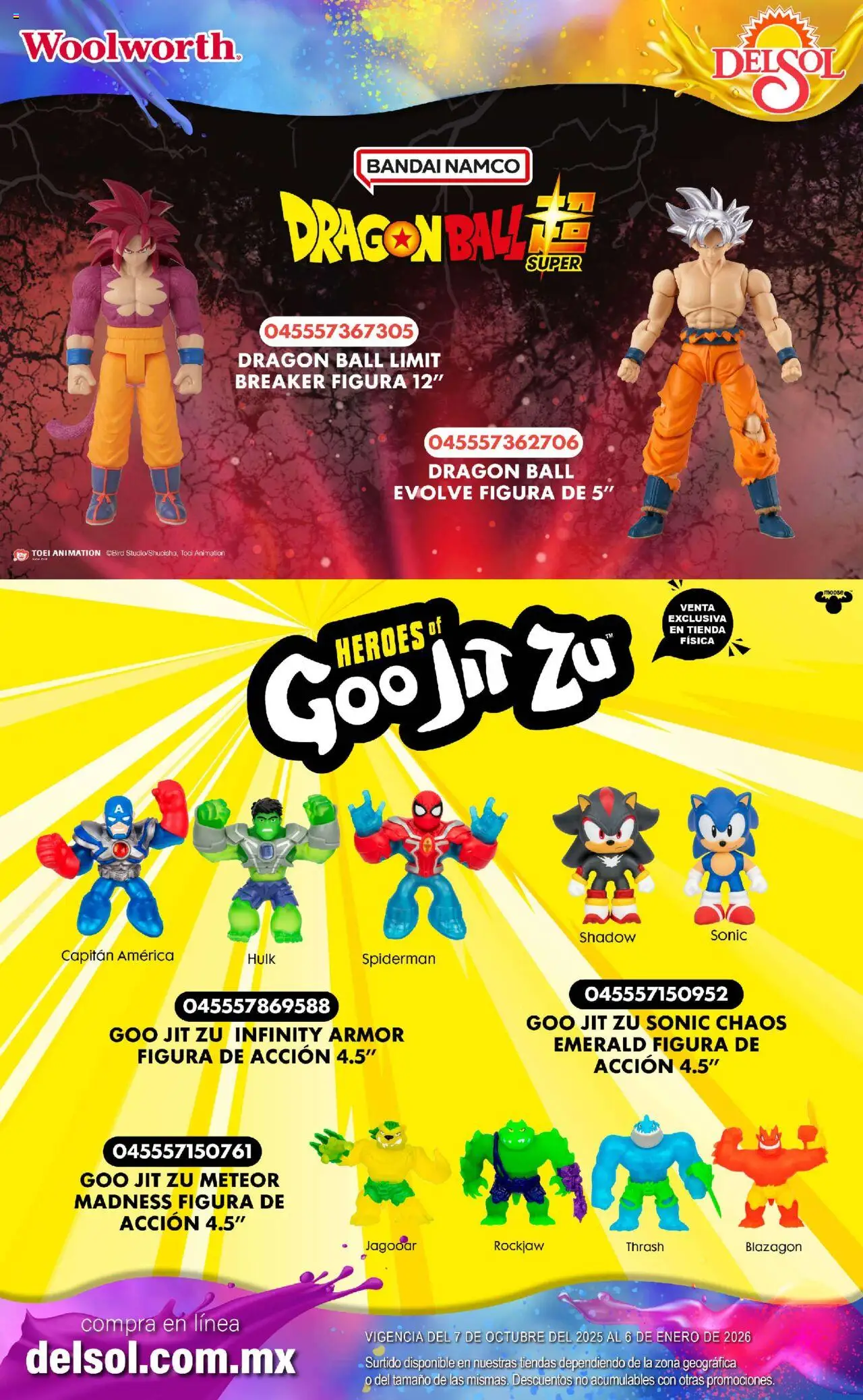 Nuevas ofertas de Del Sol y Woolworth válidas en toda la República Mexicana desde el 07.10.2025. ¡Encuentra las mejores ofertas en Del Sol y Woolworth - Catálogo Castillo Del Juguete! | Página: 140