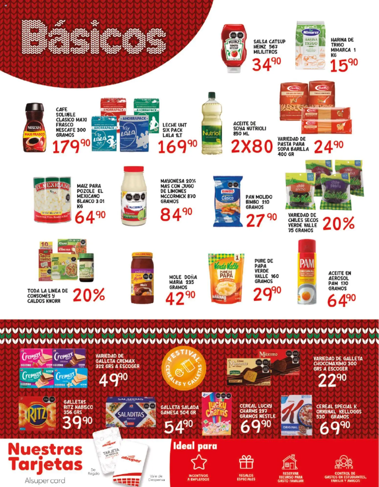 Nuevas ofertas de Alsuper válidas en toda la República Mexicana desde el 21.11.2025. ¡Encuentra las mejores ofertas en Alsuper folleto Zacatecas! | Página: 6 | Productos: Pan molido, Leche, Catsup, Despensa