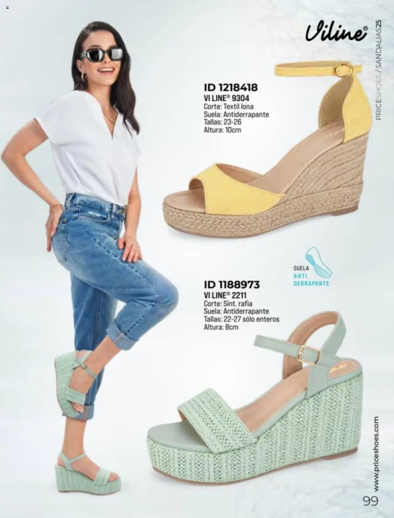 Nuevas ofertas de Price Shoes válidas en toda la República Mexicana desde el 27.01.2025. ¡Encuentra las mejores ofertas en Price Shoes catálogo Sandalias! | Página: 99 | Productos: Lona