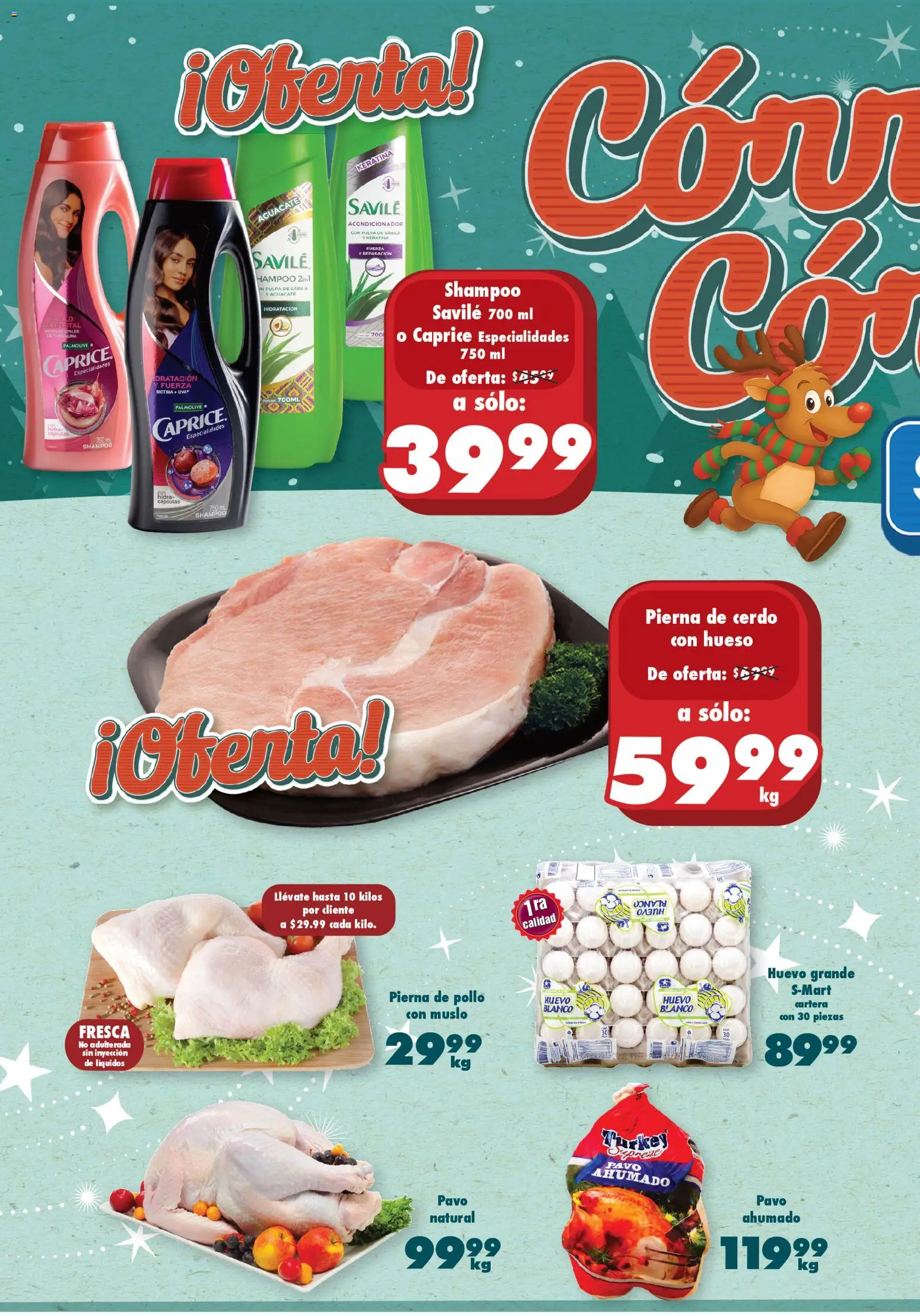 Nuevas ofertas de S-Mart válidas en toda la República Mexicana desde el 05.12.2025. ¡Encuentra las mejores ofertas en S-Mart folleto Chihuahua! | Página: 2 | Productos: Pollo, Aguacate, Cerdo, Uva
