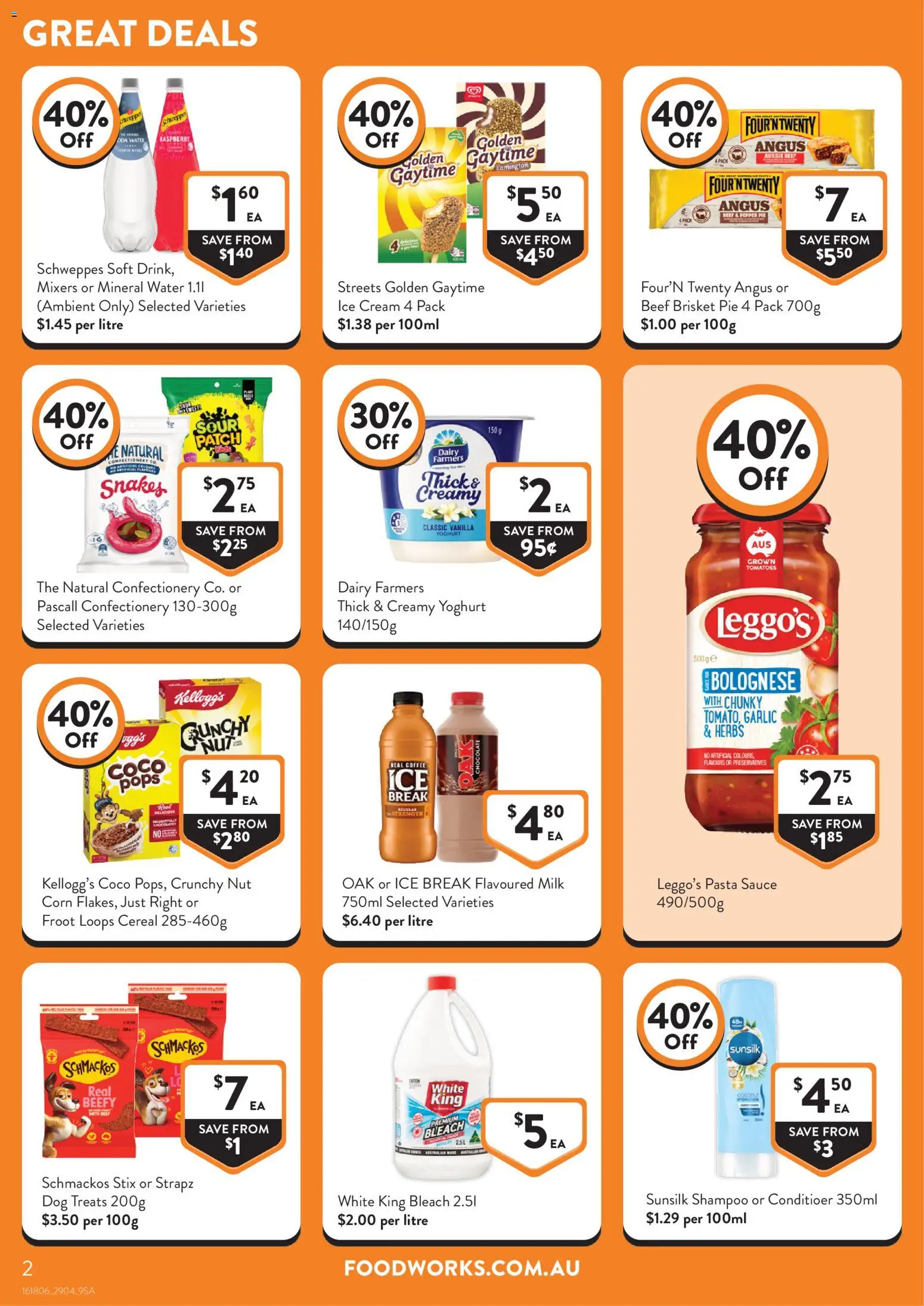 Foodworks catalogue - valid from 29.04.2026 | Page: 2 | Products: Shampoo, Coffee, Water, Garlic