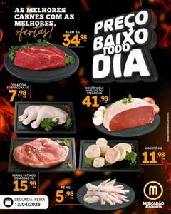 Mercadão Atacadista ofertas Carne - Pré-Visualização do folheto da loja Mercadão Atacadista, válido de 13.04.2026