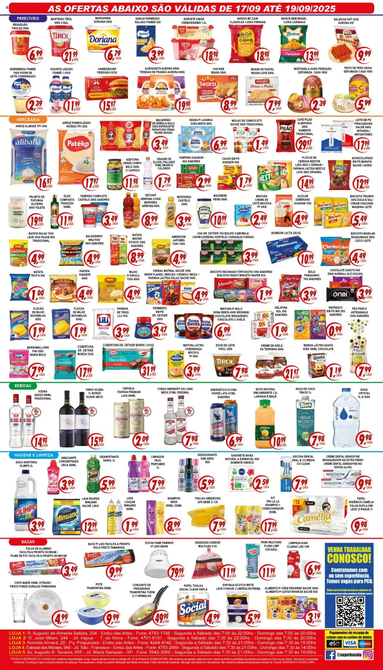 Kaçula Folheto - válido de 17.09.2025 | Página: 2 | Produtos: Azeitonas, Rolo, Leite, Parmesão