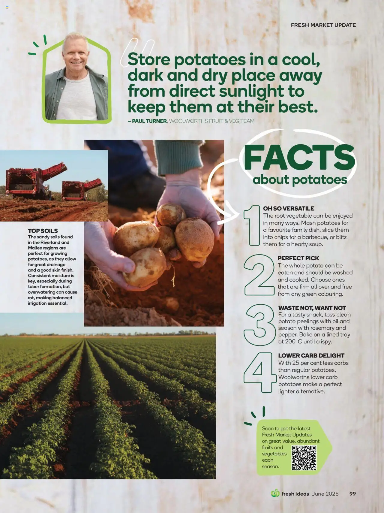 Woolworths catalogue - valid from 01.06.2025 | Page: 99 | Products: Oil, Chips, Potatoes, Fruits