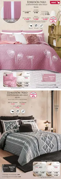 Vista previa de Colchas Concord catálogo, nuevo folleto de la tienda, válido en México a partir del 01.02.2026 | Página: 30 | Productos: Juego, Funda, Almohada, Sabanas