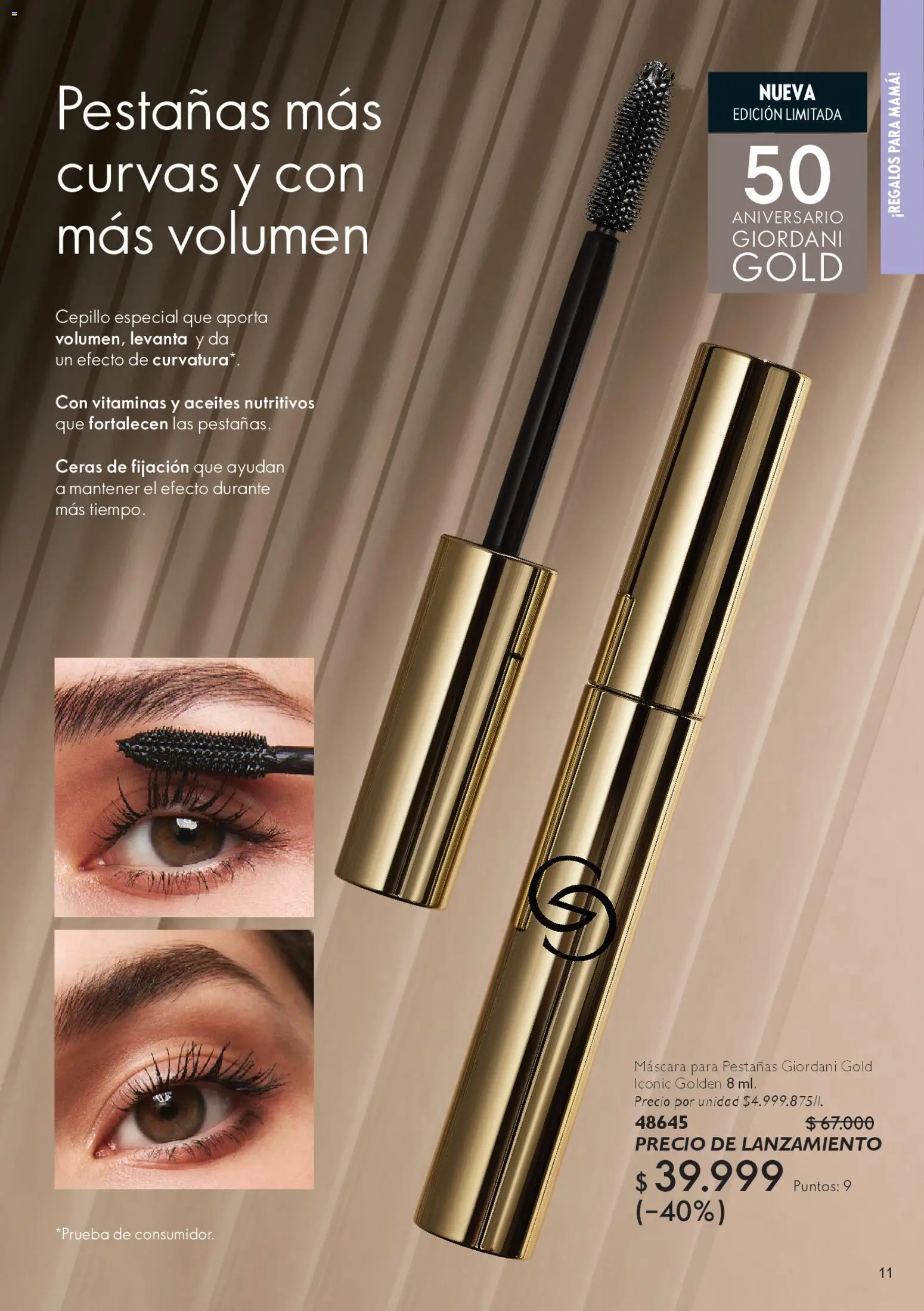 Oriflame revista - valida desde el 18.04.2026 | Página: 11 | Productos: Cepillo, Máscara, Vitaminas