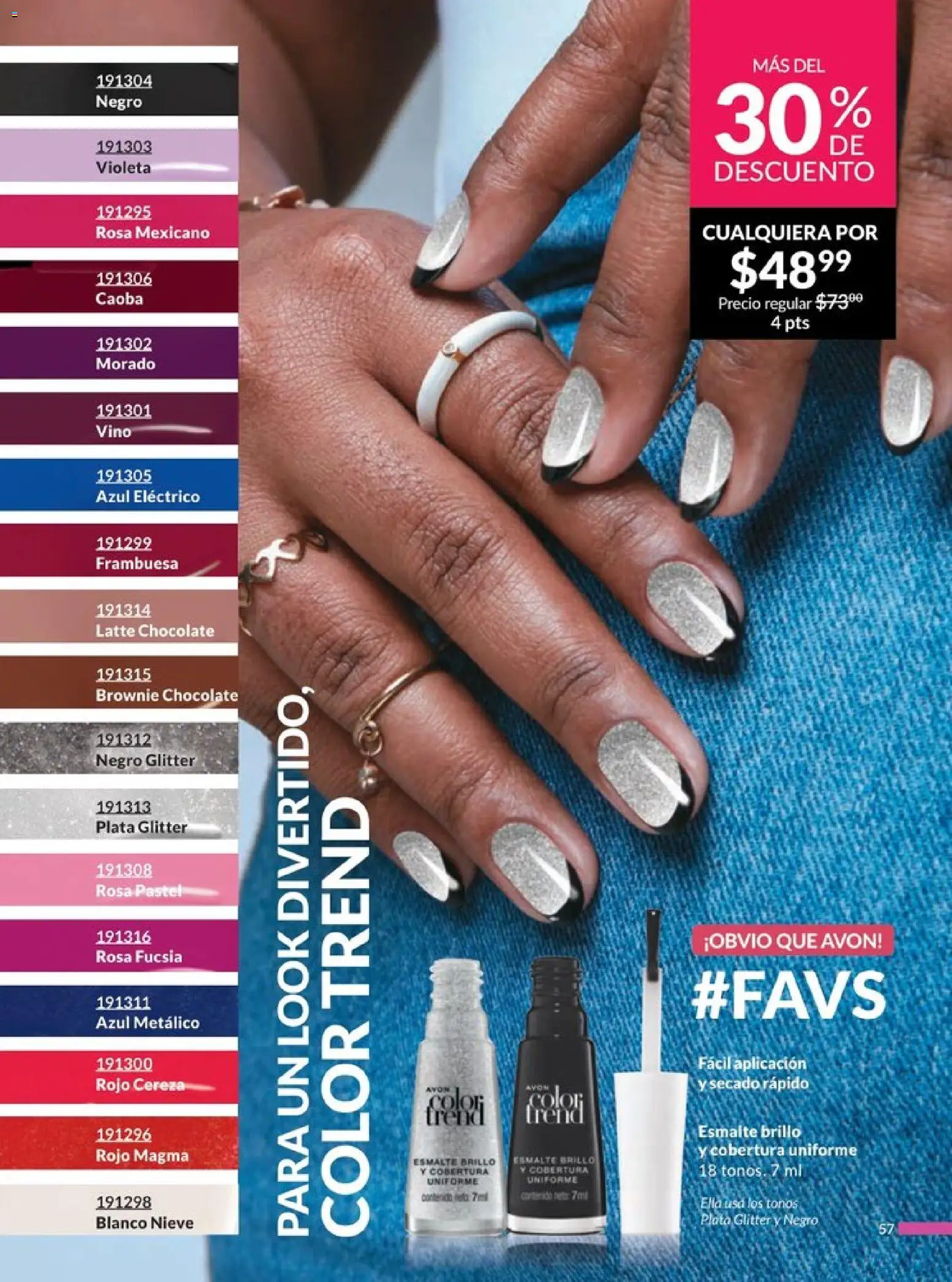 Nuevas ofertas de AVON válidas en toda la República Mexicana desde el 20.12.2025. ¡Encuentra las mejores ofertas en AVON campaña 1 2026! | Página: 62 | Productos: Brillo, Pastel, Chocolate, Vino