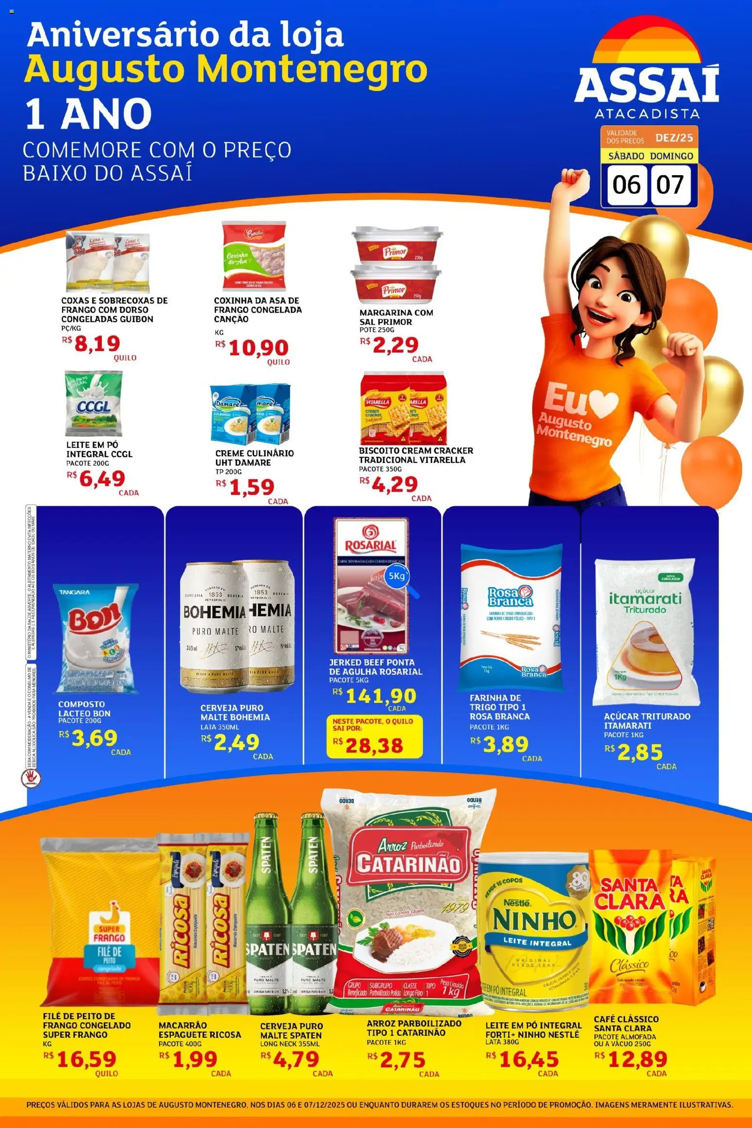 Assaí Atacadista Folheto - válido de 06.12.2025 | Página: 1 | Produtos: Pó, Café, Creme, Baixo