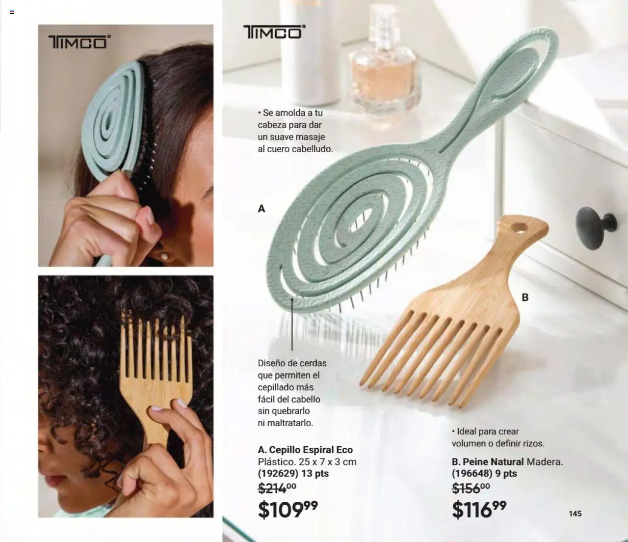 Nuevas ofertas de AVON válidas en toda la República Mexicana desde el 09.08.2025. ¡Encuentra las mejores ofertas en AVON - Casa & Estilo 13 2025! | Página: 147 | Productos: Cepillo, Peine