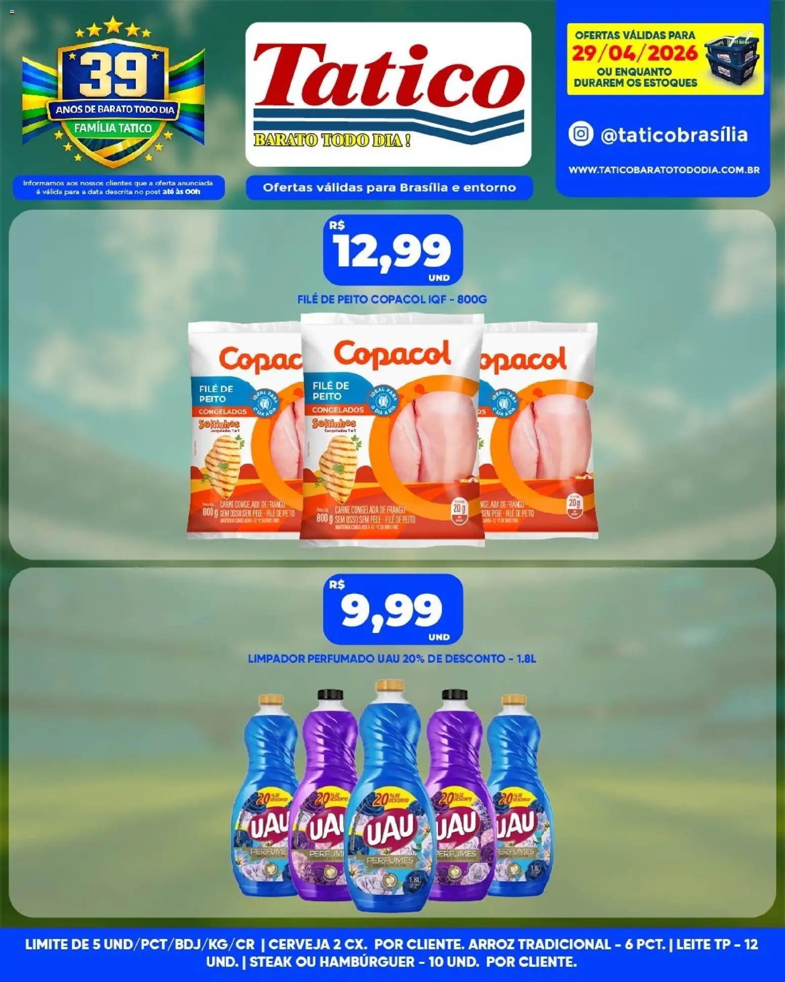 Tatico Folheto - válido de 29.04.2026 | Página: 9 | Produtos: Perfume, Cerveja, Perfumes, Frango