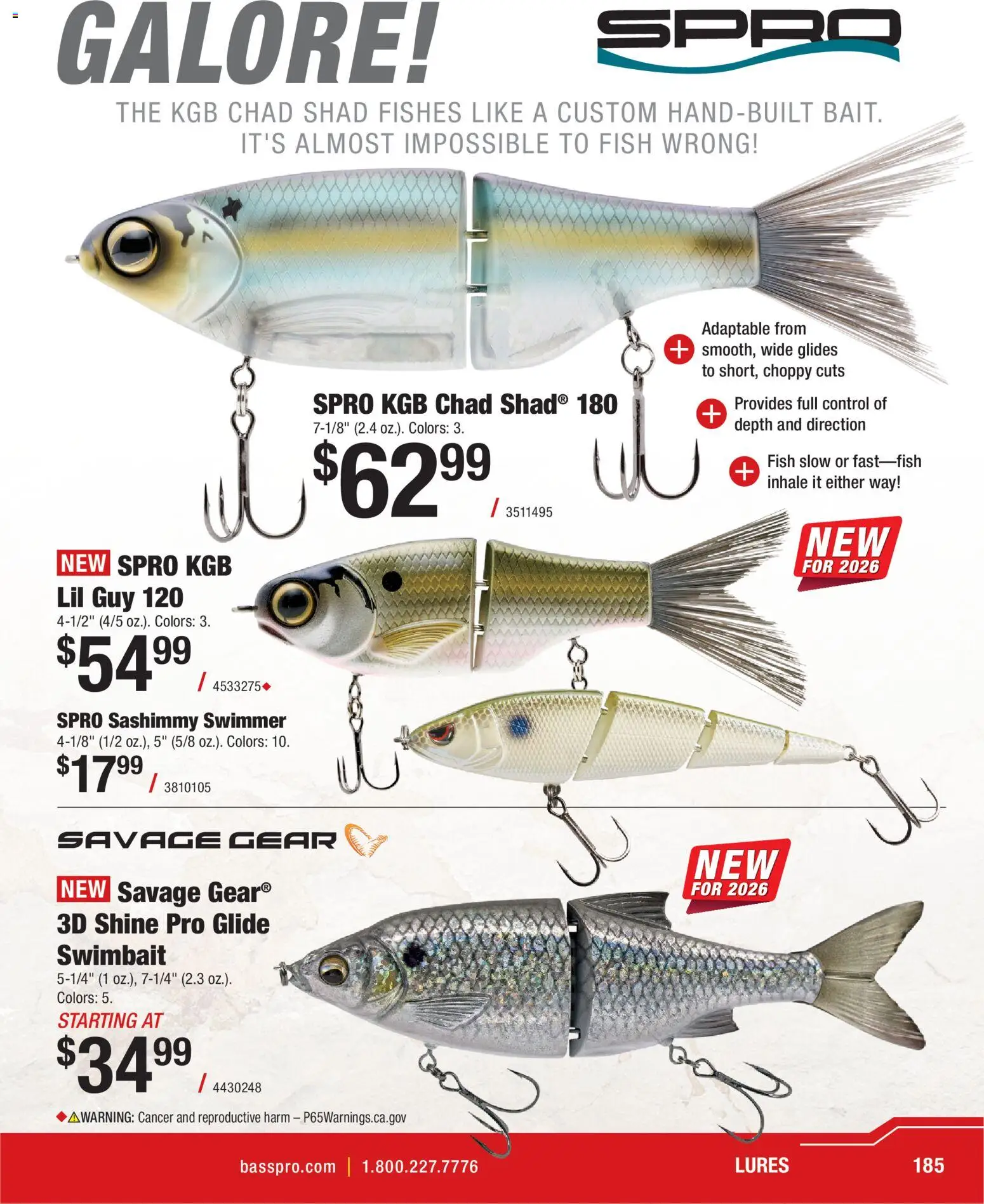 Cabela's Spring Fishing Master 26 - valid from 22.01.2026 | Page: 185