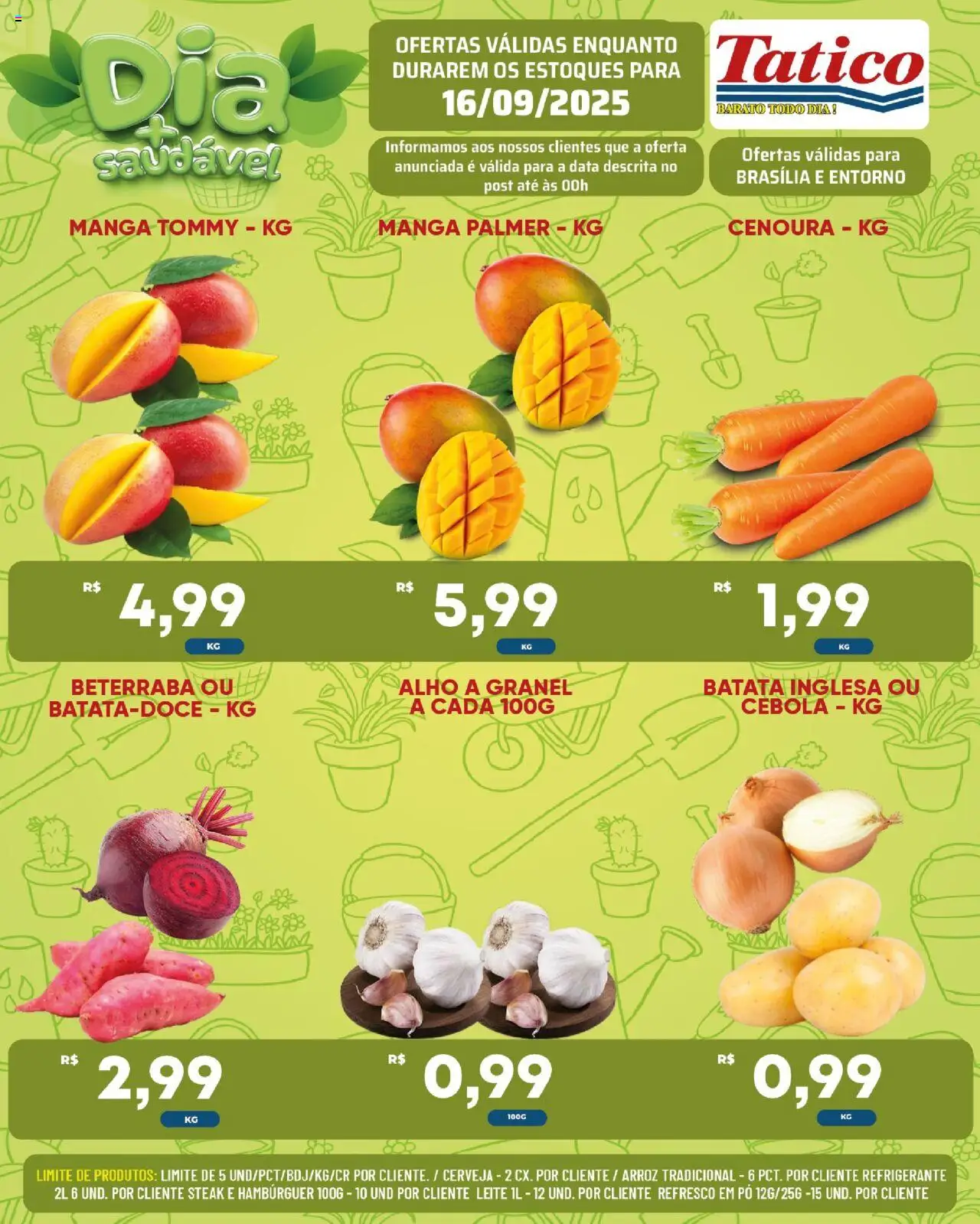 Tatico Folheto - válido de 17.09.2025 | Página: 20 | Produtos: Alho, Cenoura, Refrigerante, Batata