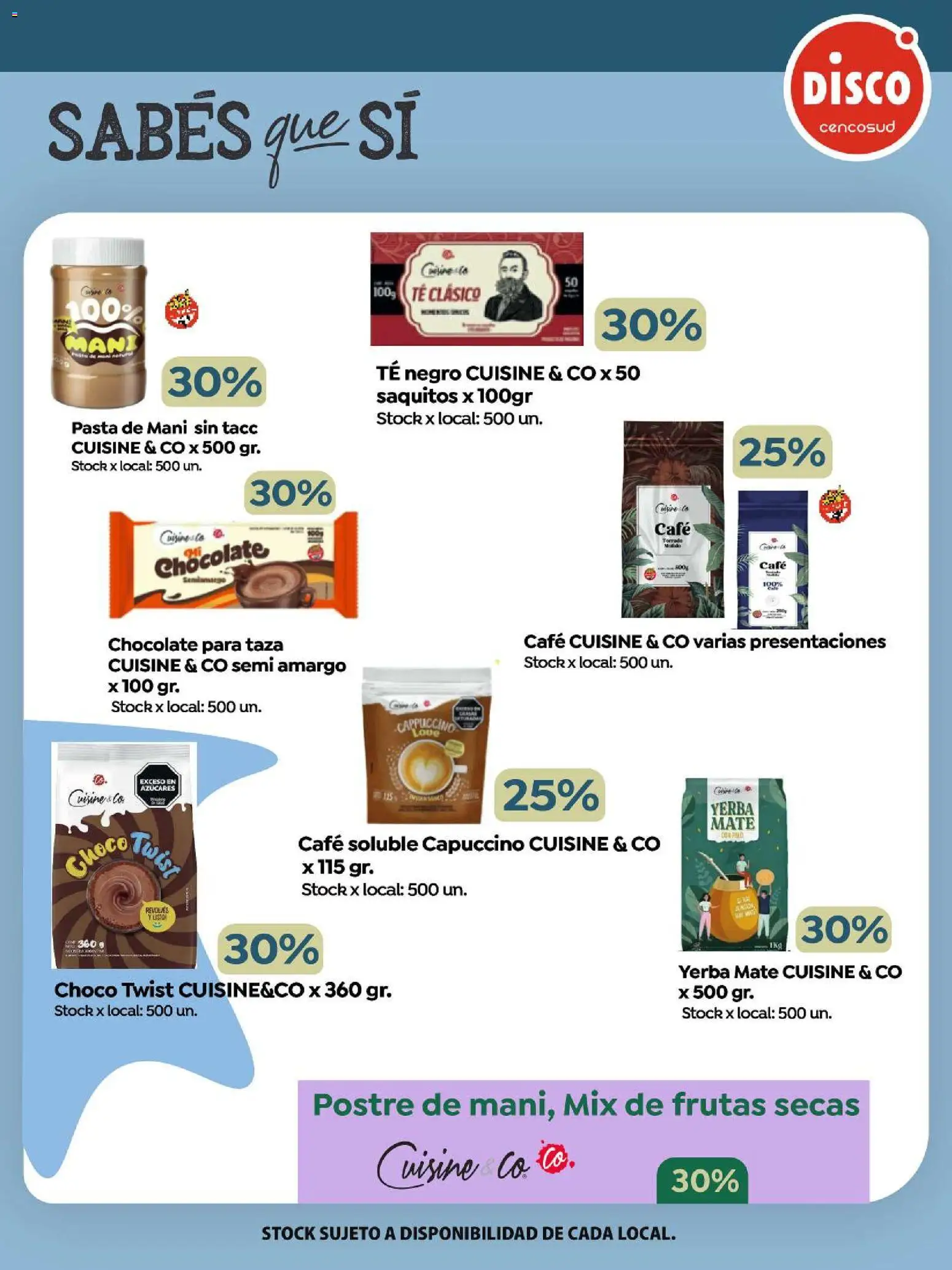 Disco -Folleto Marca Propia  │ válido desde el 23.10.2025 | Página: 3 | Productos: Mate, Mani, Café, Chocolate