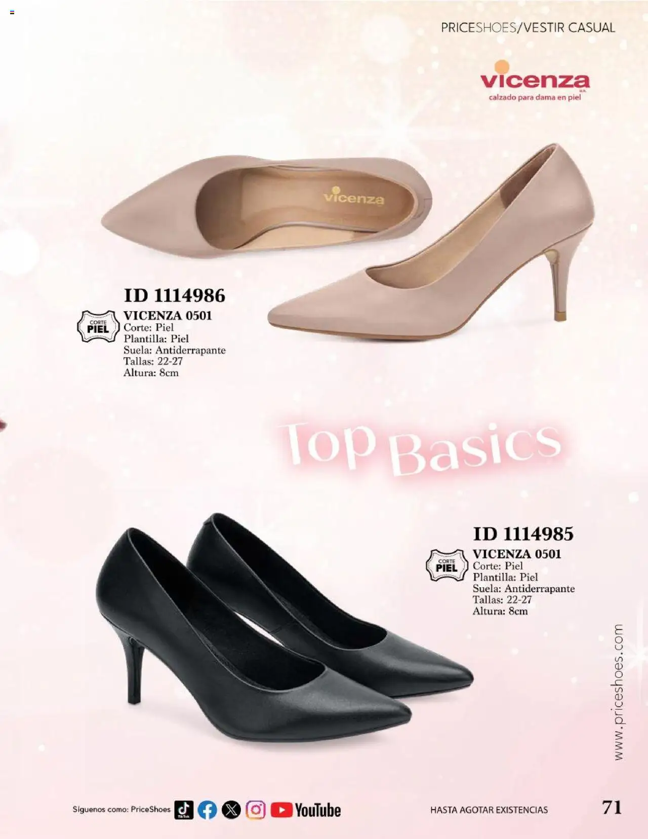 Nuevas ofertas de Price Shoes válidas en toda la República Mexicana desde el 05.08.2024. ¡Encuentra las mejores ofertas en Price Shoes catálogo Vestir Casual ! | Página: 71 | Productos: Top