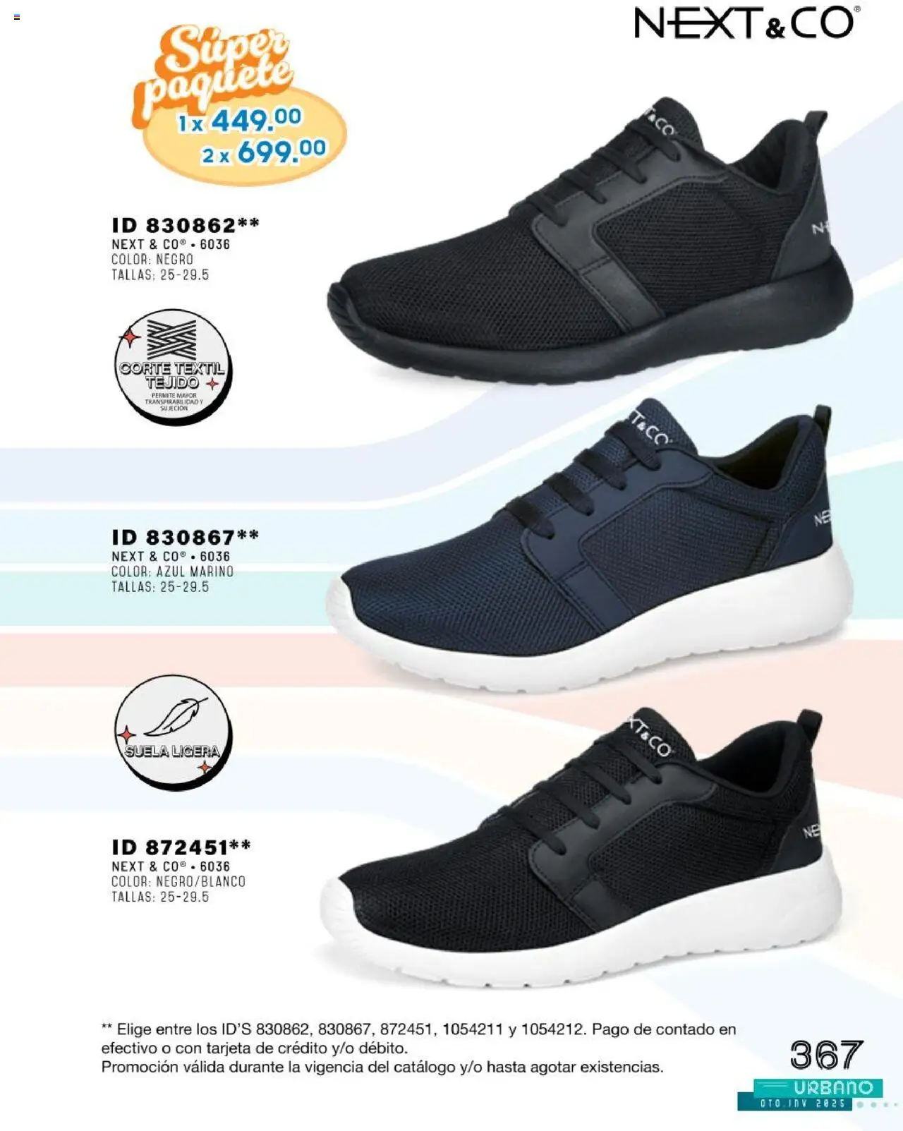 Nuevas ofertas de Price Shoes válidas en toda la República Mexicana desde el 24.07.2025. ¡Encuentra las mejores ofertas en Price Shoes catálogo Urbano otoño / invierno 2025! | Página: 367