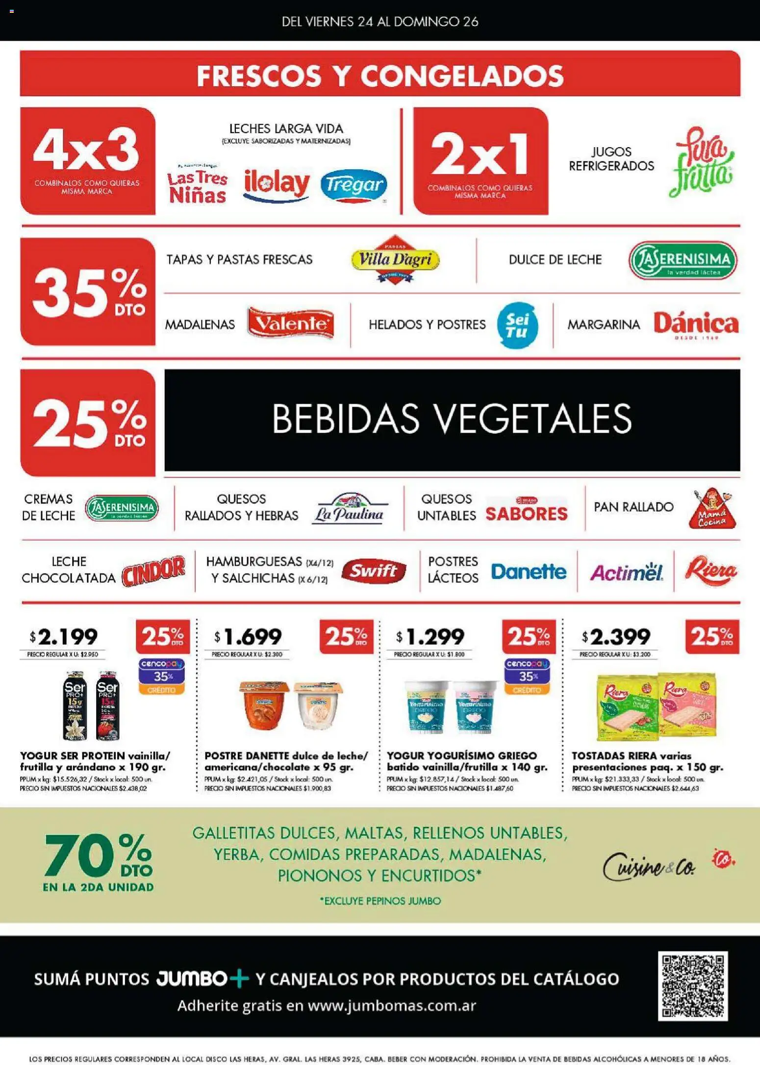 Disco - Ofertas | Córdoba │ válido desde el 23.10.2025 | Página: 4 | Productos: Disco, Cocina, Galletitas, Pan rallado