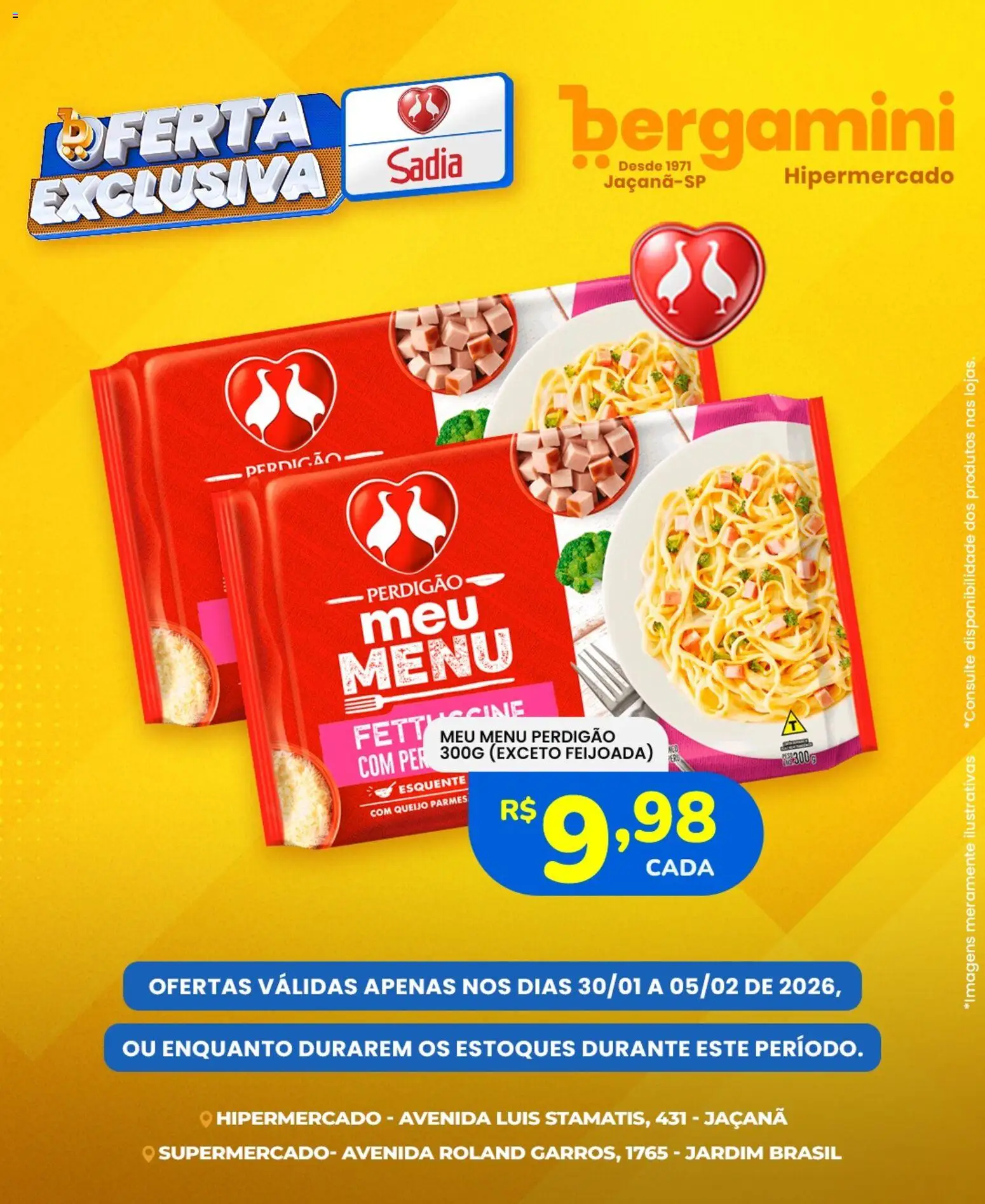 Supermercado Bergamini Folheto - válido de 30.01.2026 | Página: 3 | Produtos: Queijo