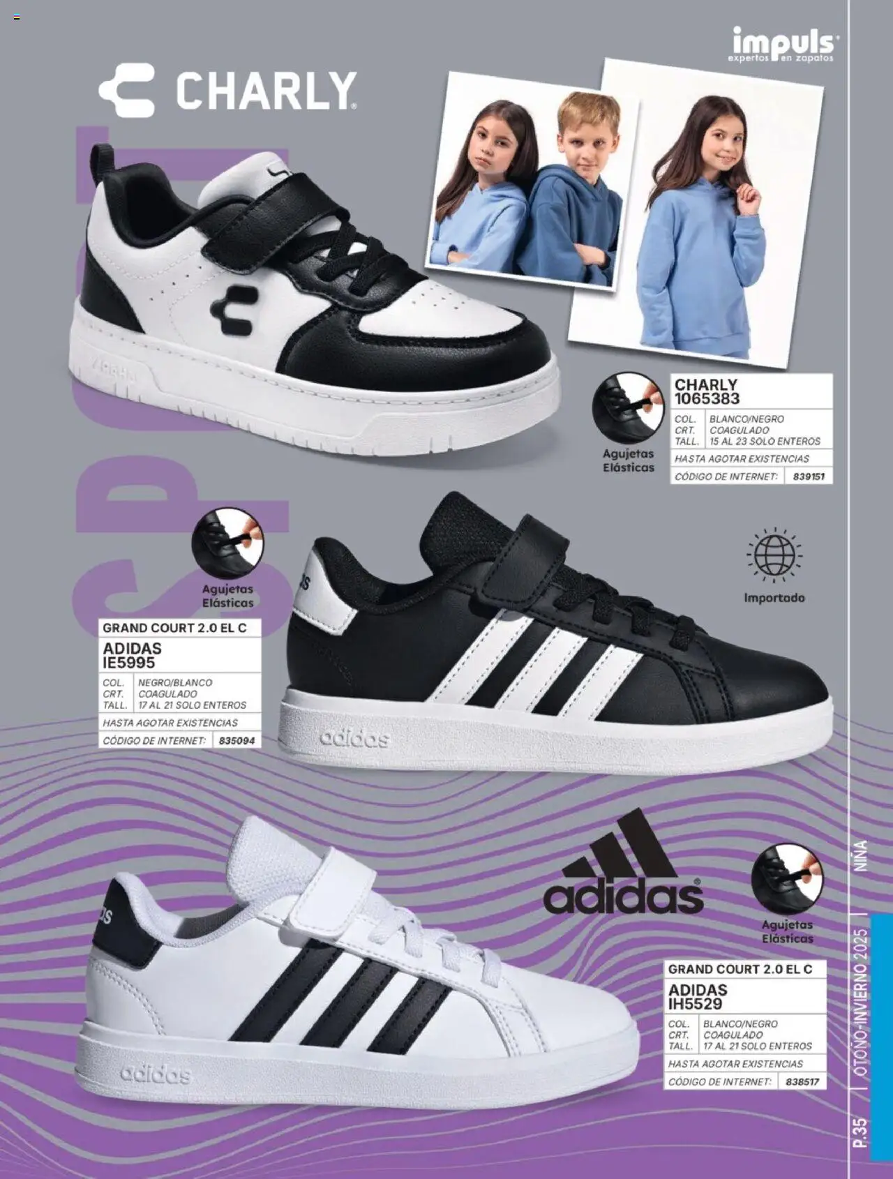 Nuevas ofertas de Impuls válidas en toda la República Mexicana desde el 07.07.2025. ¡Encuentra las mejores ofertas en Impuls catálogo Niña Otoño-Invierno 2025! | Página: 37 | Productos: Zapatos