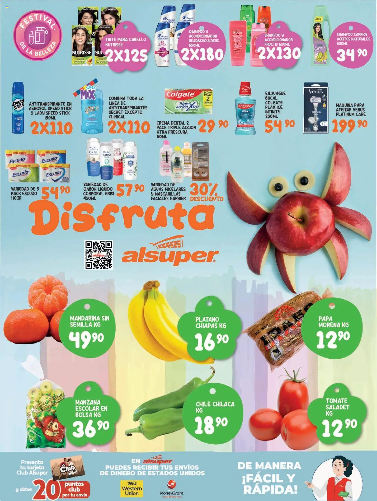 Nuevas ofertas de Alsuper válidas en toda la República Mexicana desde el 12.08.2025. ¡Encuentra las mejores ofertas en Alsuper folleto! | Página: 8 | Productos: Plátano, Jabón líquido, Crema, Bolsa