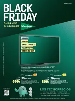 Vista previa de El Corte Inglés Black Friday, nuevo folleto de la tienda, válido en México a partir del 24.11.2025
