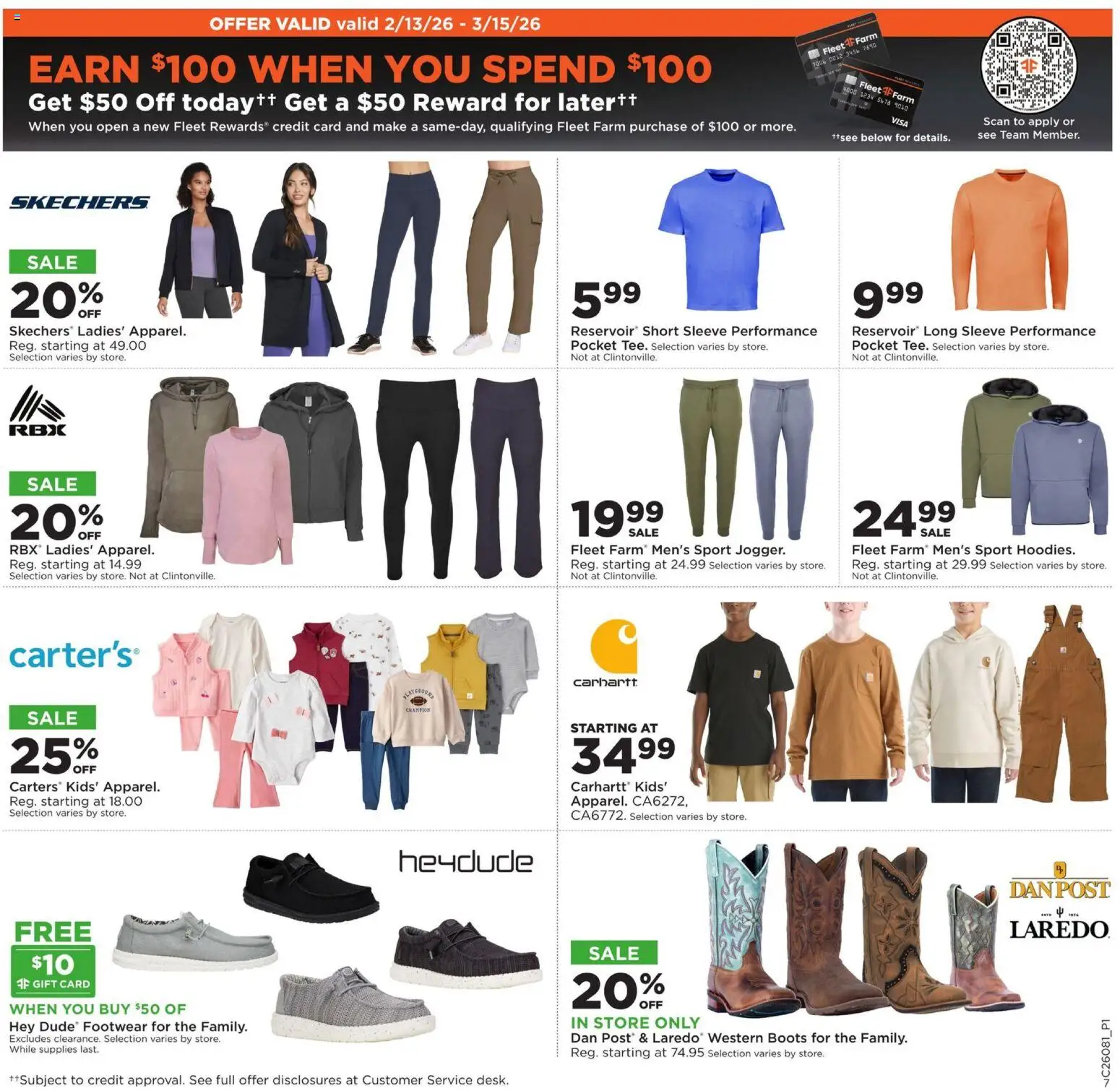 Mills Fleet Farm Weekly Ad - valid from 16.02.2026 | Page: 8 | Products: Boots