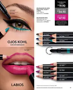 Vista previa de folleto Ésika - Campaña 4 de la Ésika válido desde 31.01.2026 | Página: 29 | Productos: Delineador, Vino