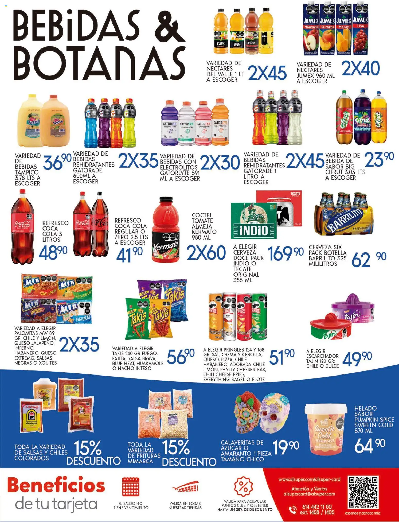 Nuevas ofertas de Alsuper válidas en toda la República Mexicana desde el 21.10.2025. ¡Encuentra las mejores ofertas en Alsuper folleto Saltillo! | Página: 7 | Productos: Durazno, Refresco, Crema, Helado