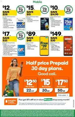 Preview of Weekly catalogue Woolworths 07/01 - valid from 07.01.2026 | Page: 41 | Products: Battery, Date, Camera, Mobile